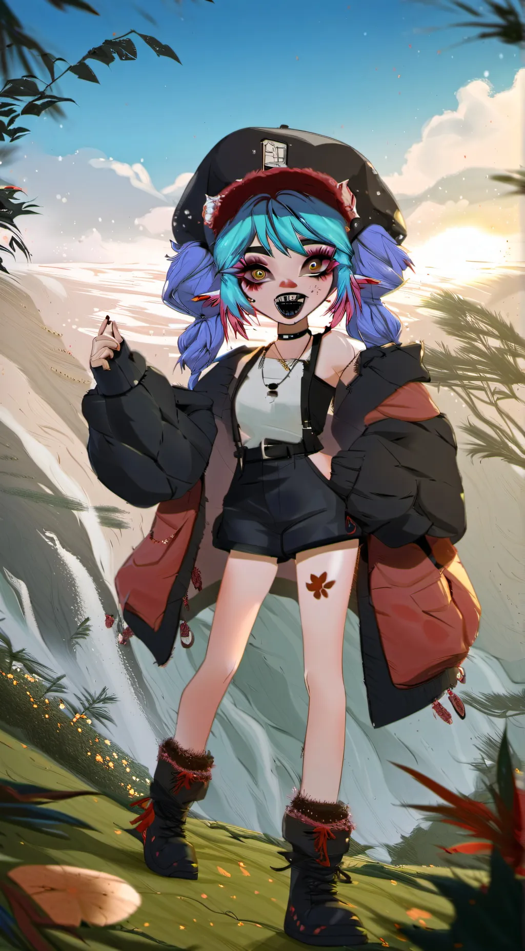 ai character: ♡вℓσѕѕσм♡ background