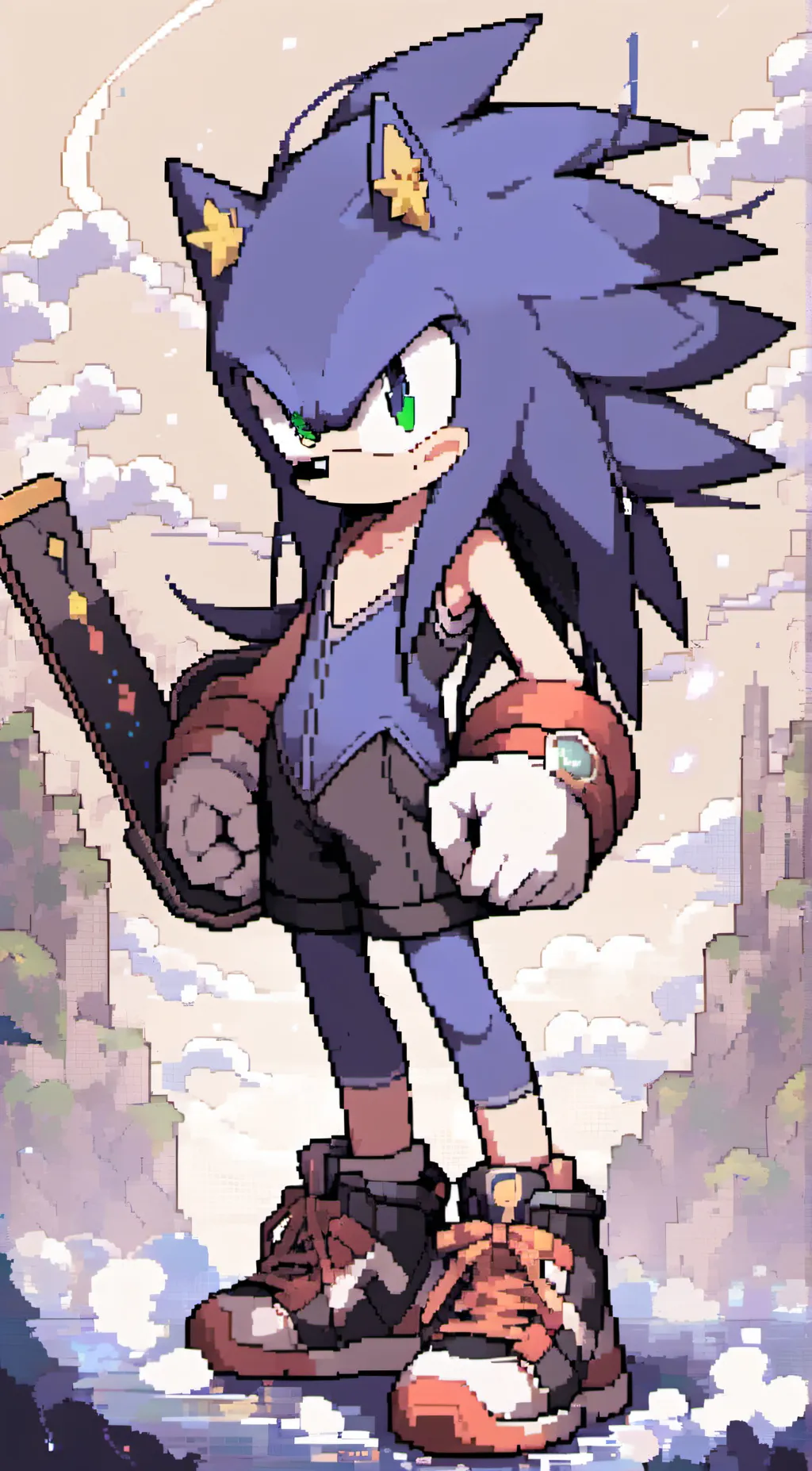 ai character: sonic background