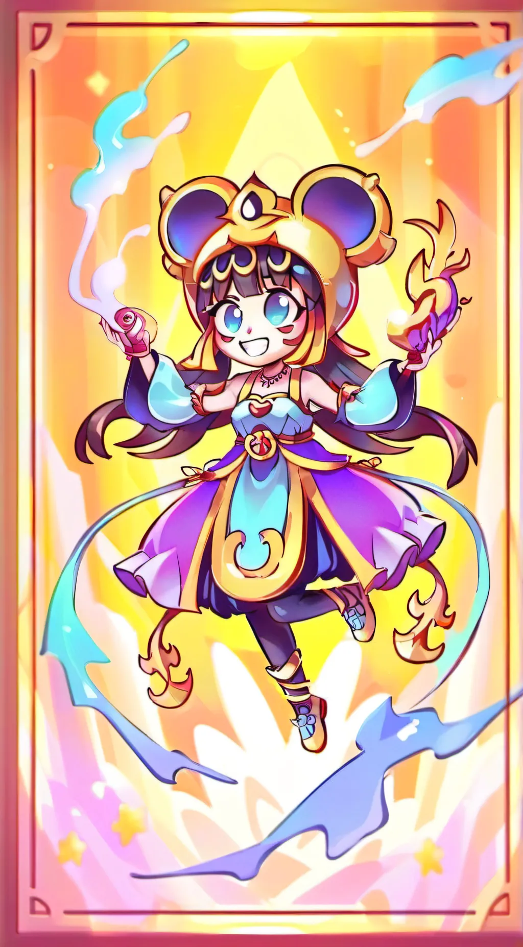 ai character: Eva background