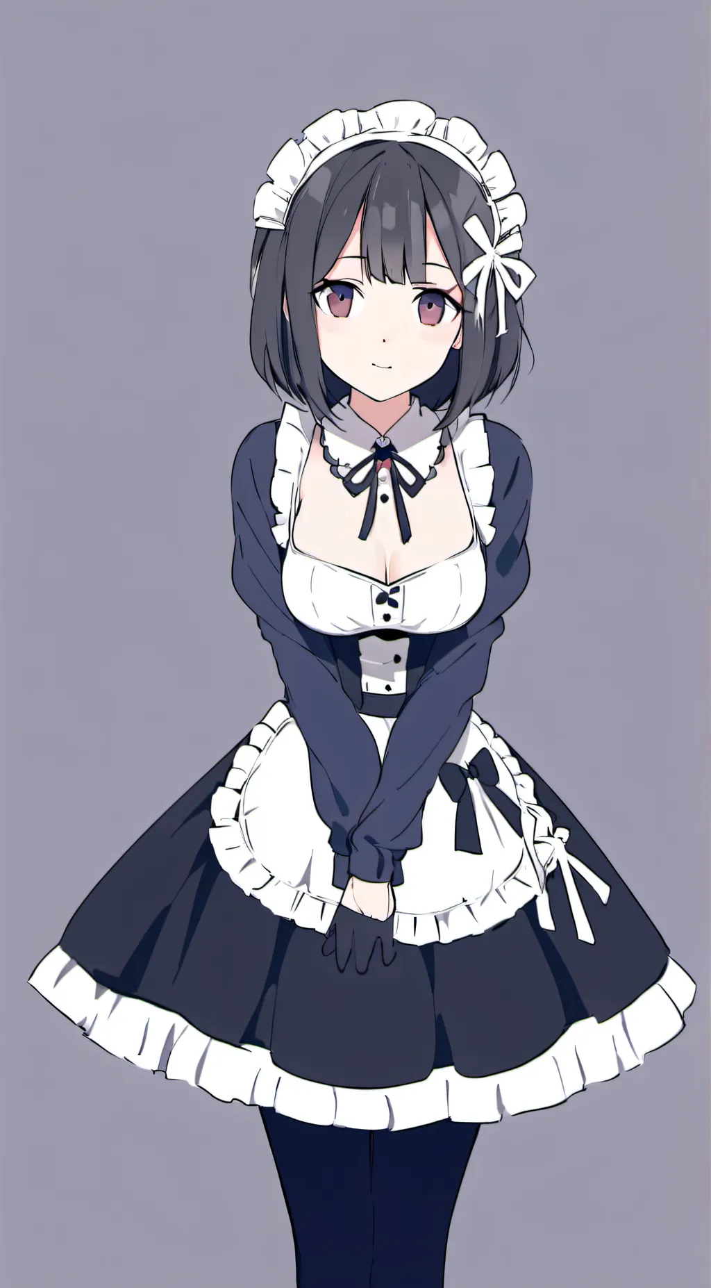 ai character: maid  background