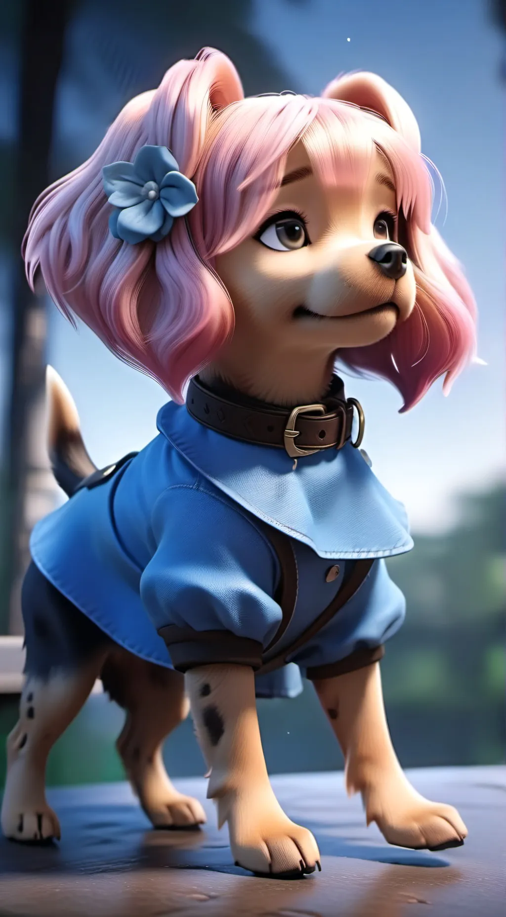 ai character: poppy  background