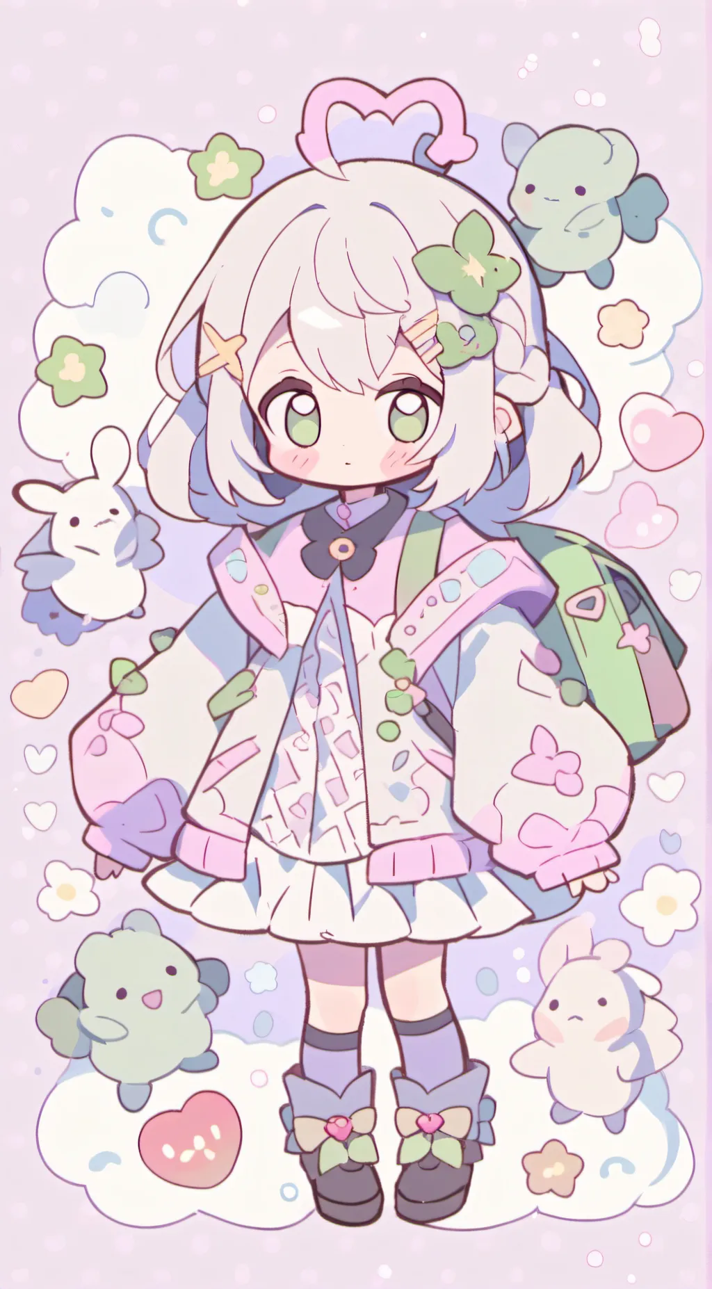 ai character: cat nap but sus background