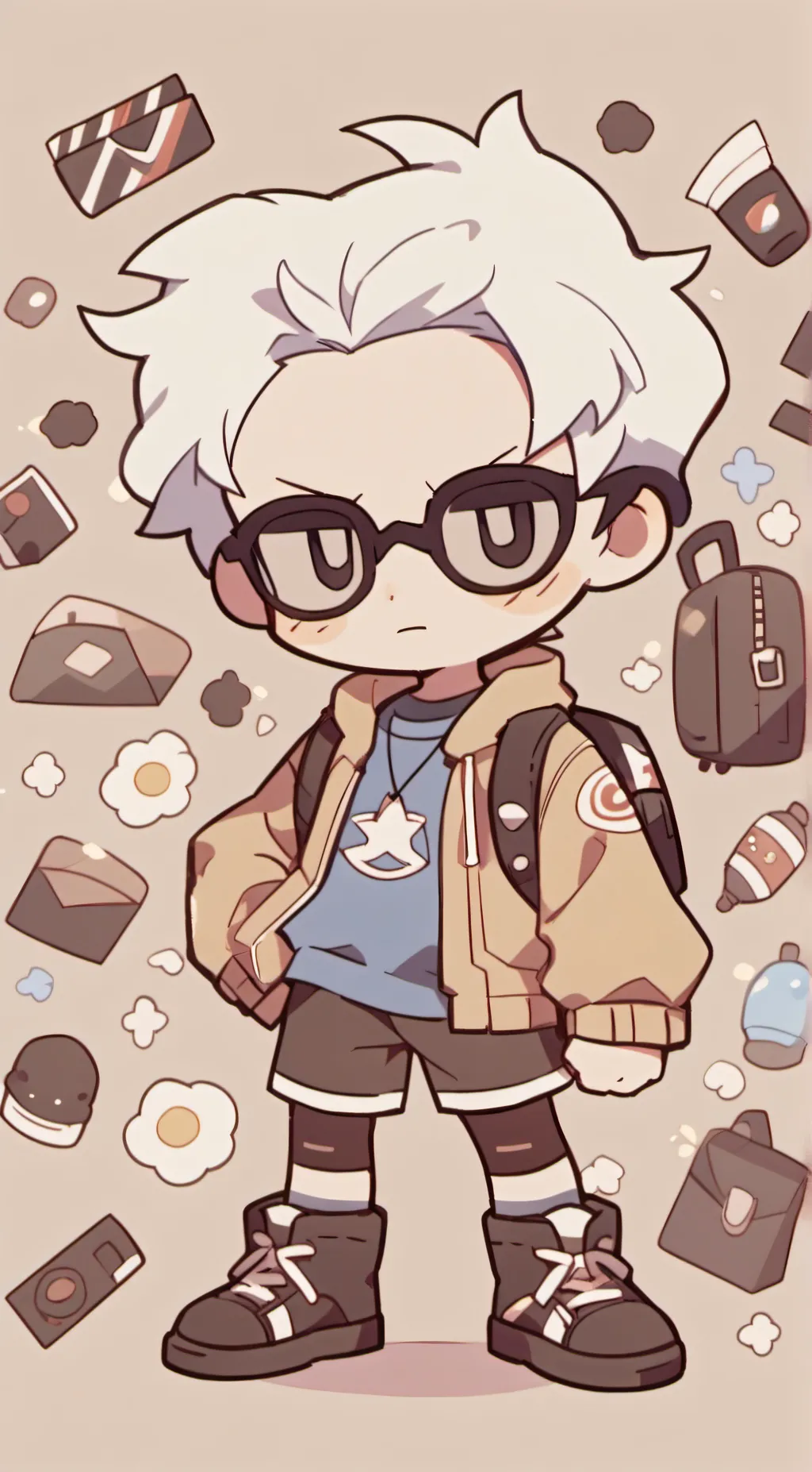 ai character: Leo background