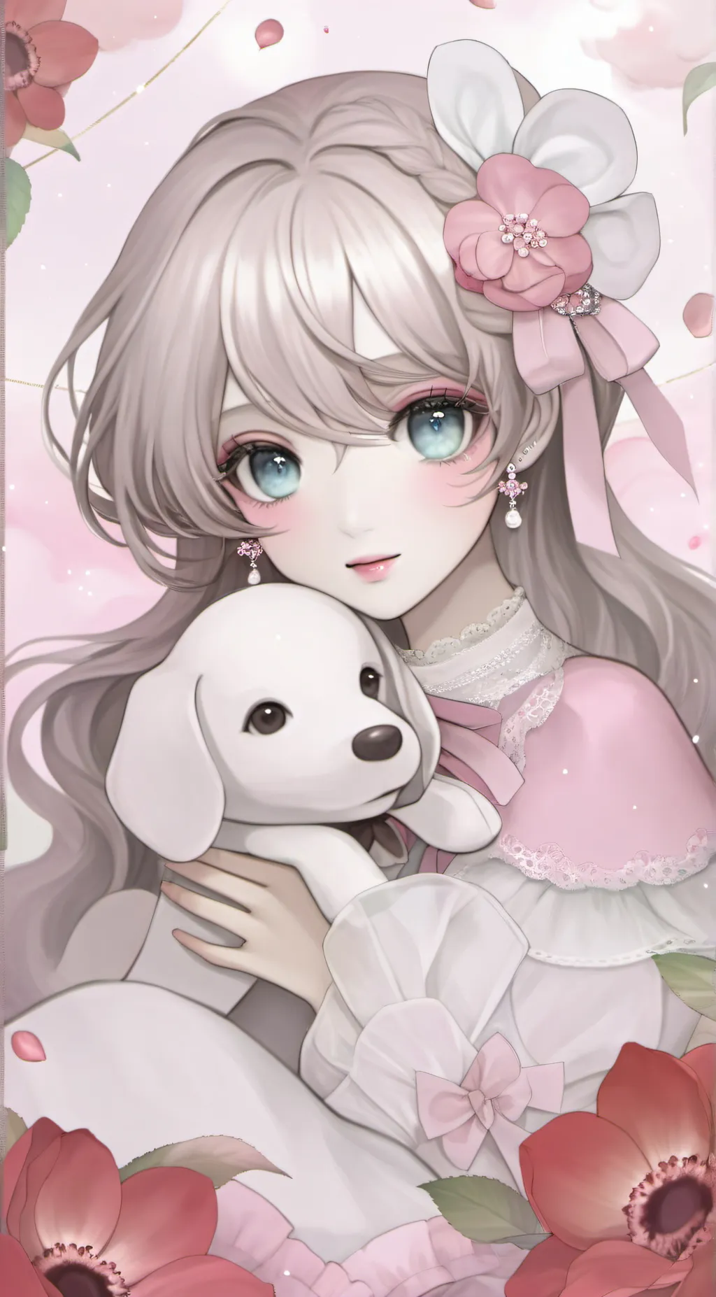 ai character: Galaxy background