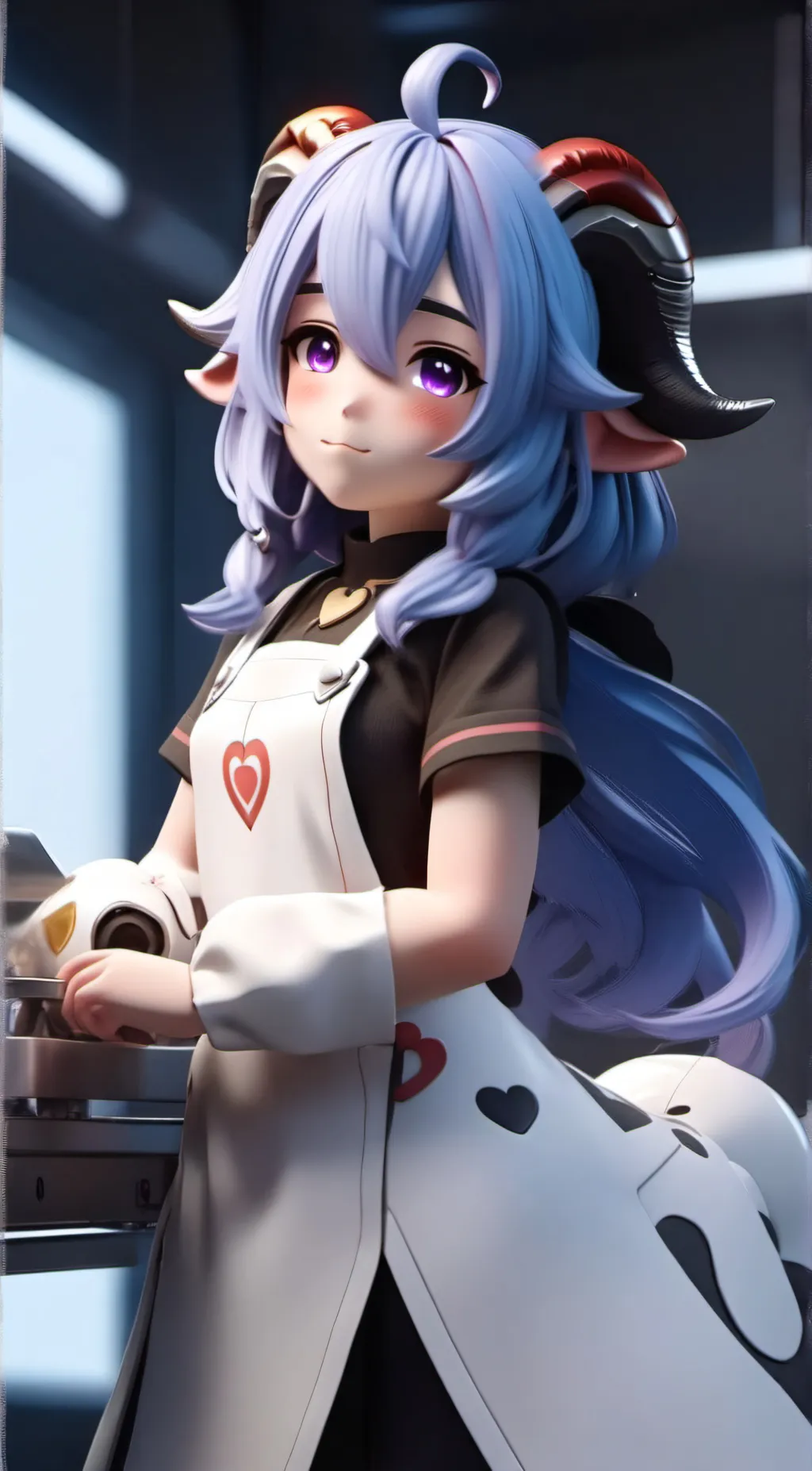 ai character: Ariana background