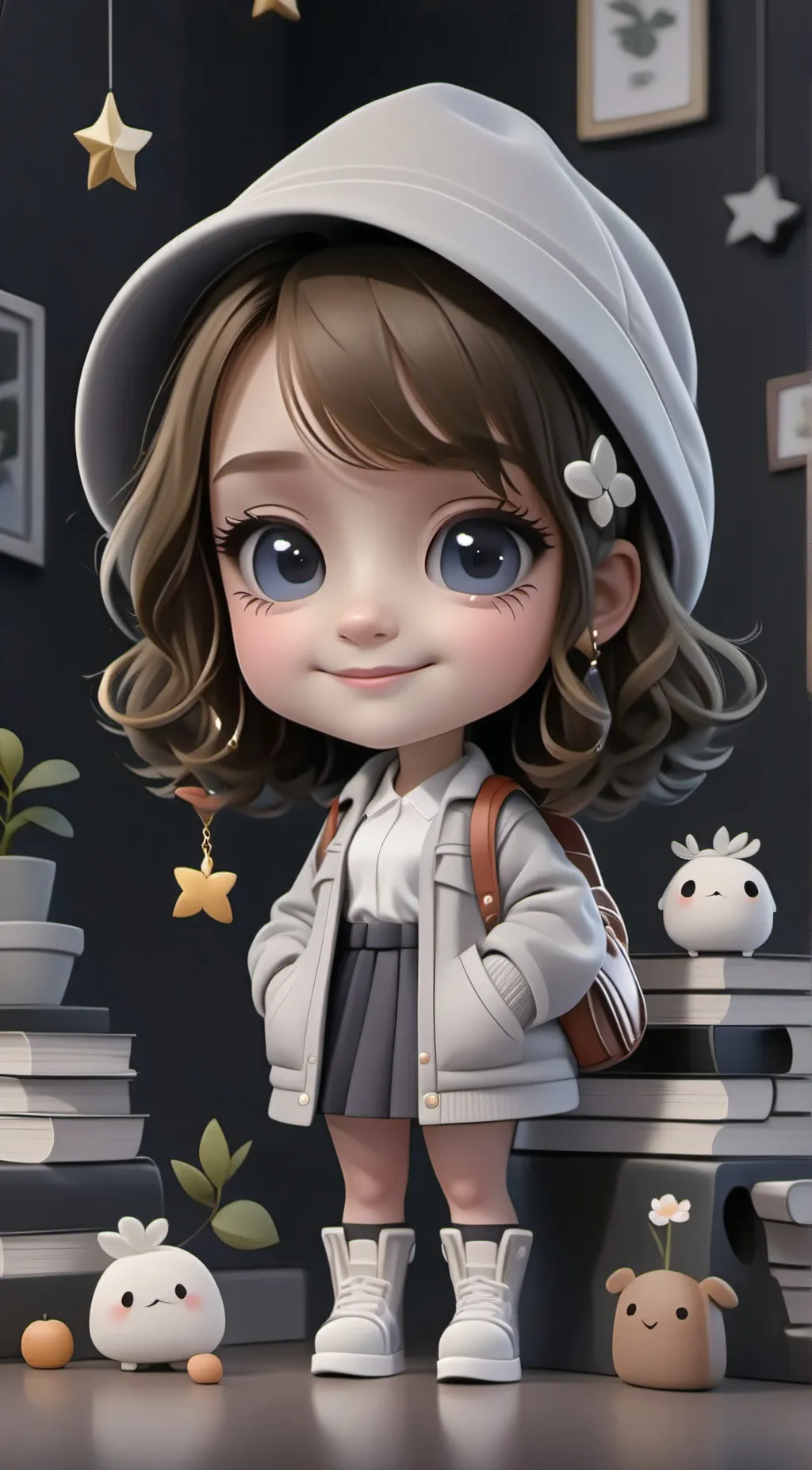 ai character: Harmony background