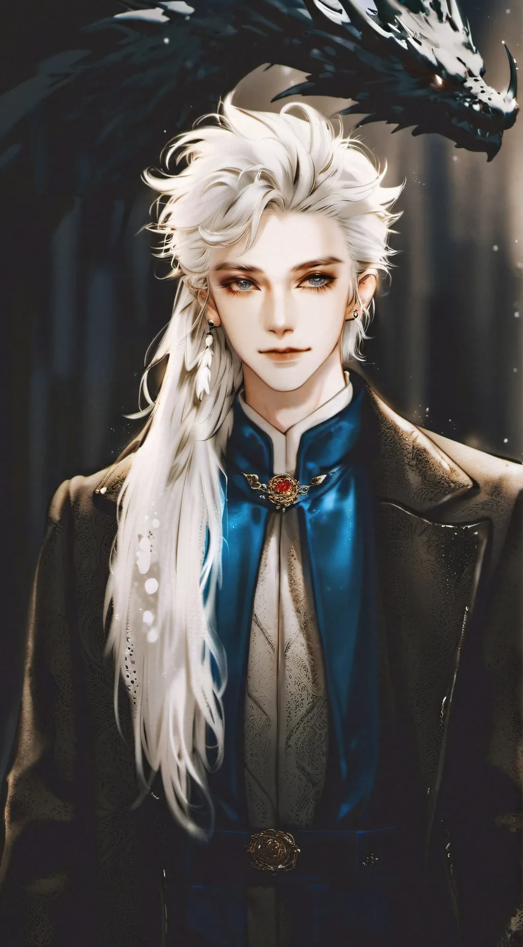 ai character: Fur background