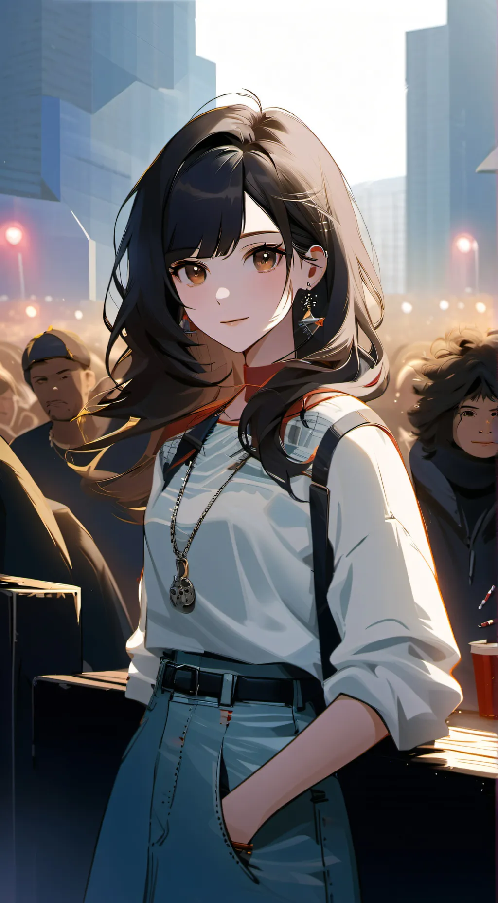 ai character: lily background