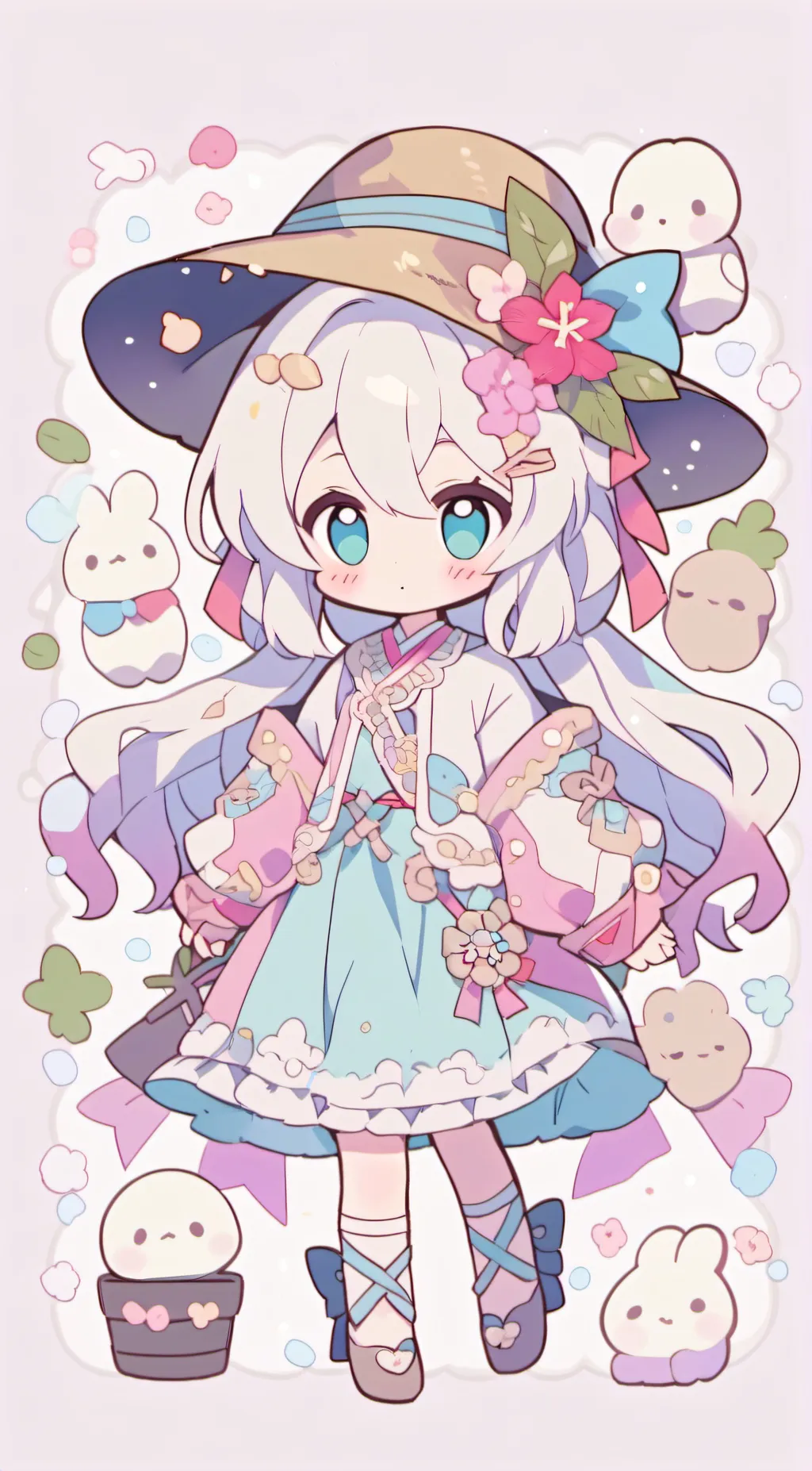 ai character: STRAW HATS CREW background