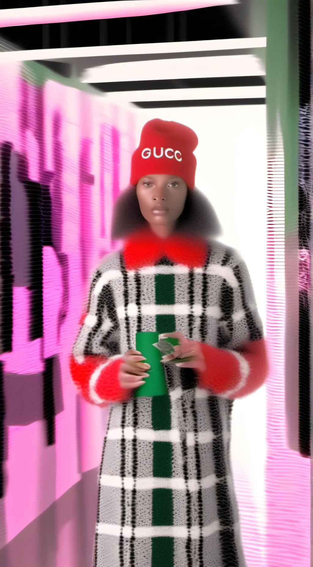 ai character: Gucci Gucci background