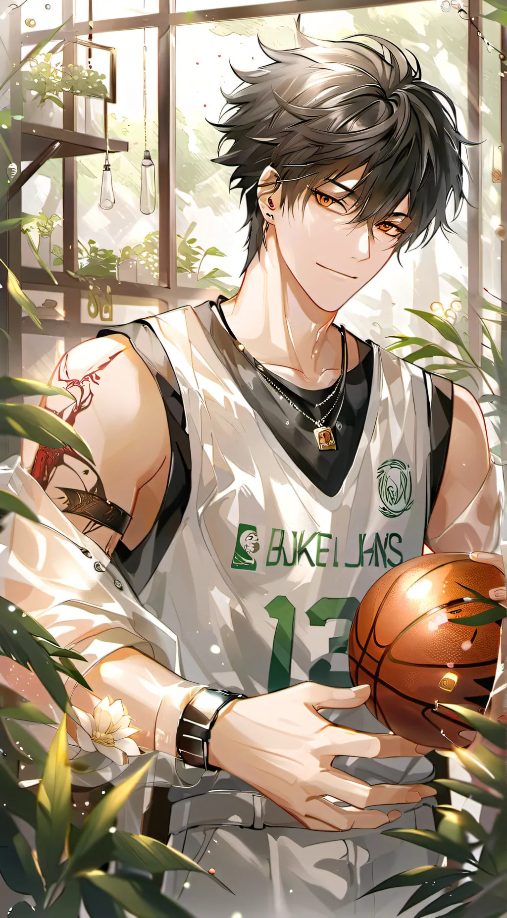 ai character: ×•KENZO•× background