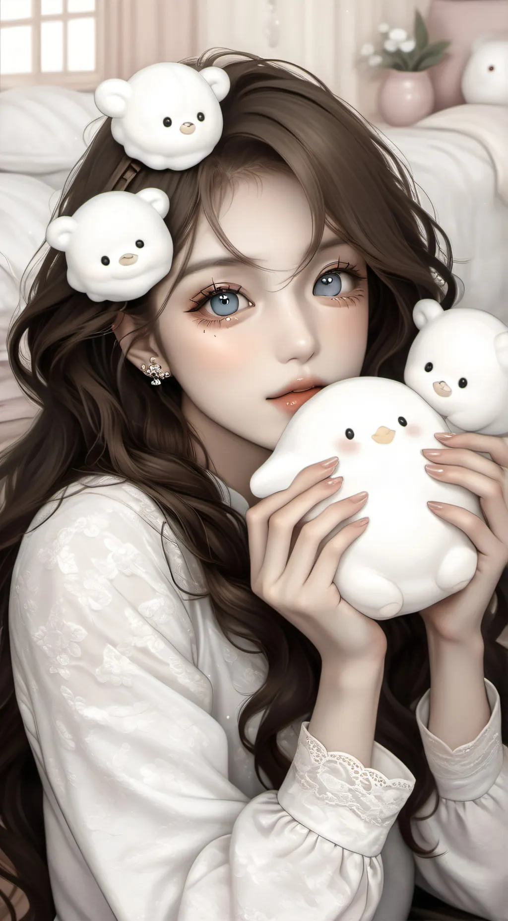 ai character: emily background