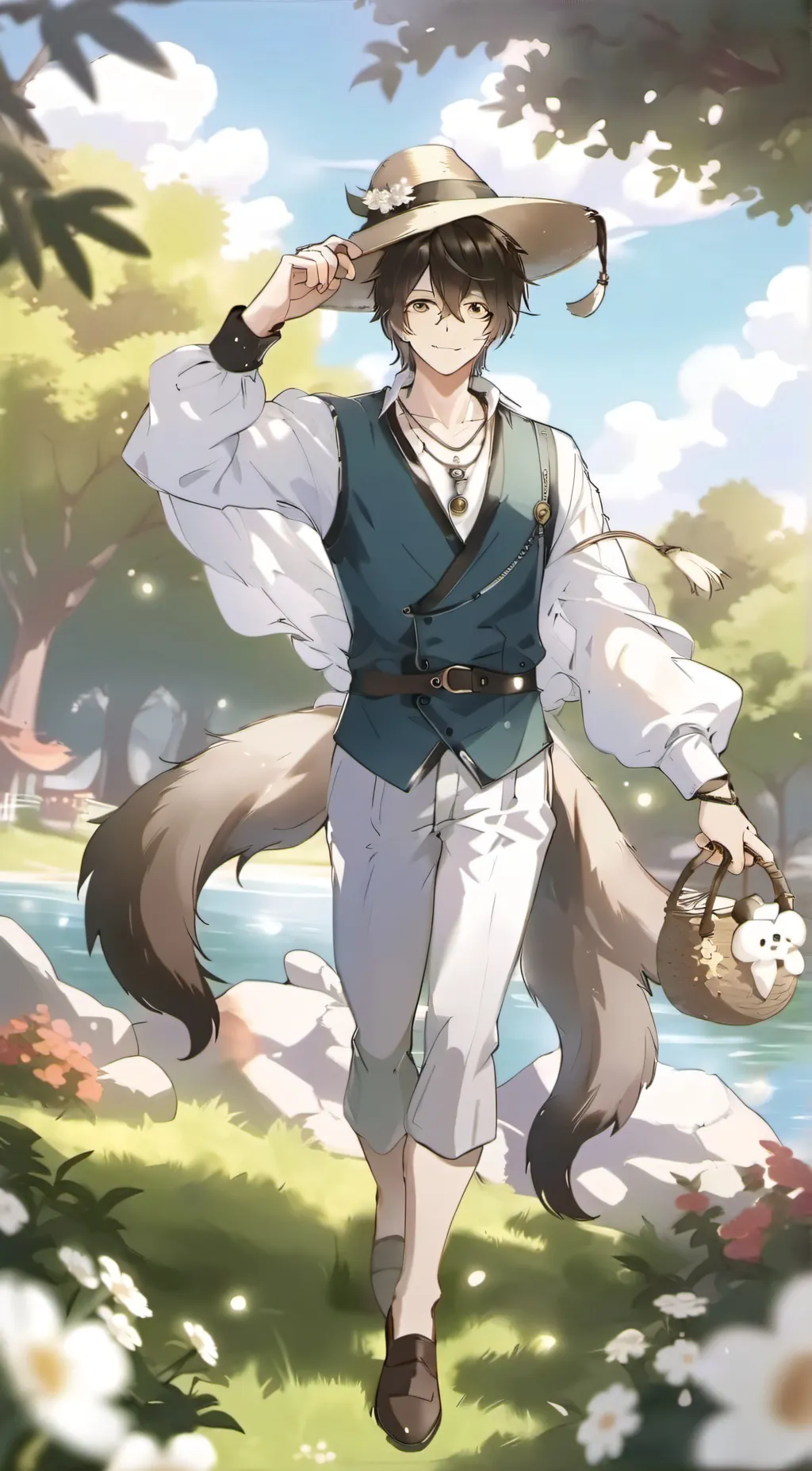 ai character: Neto background