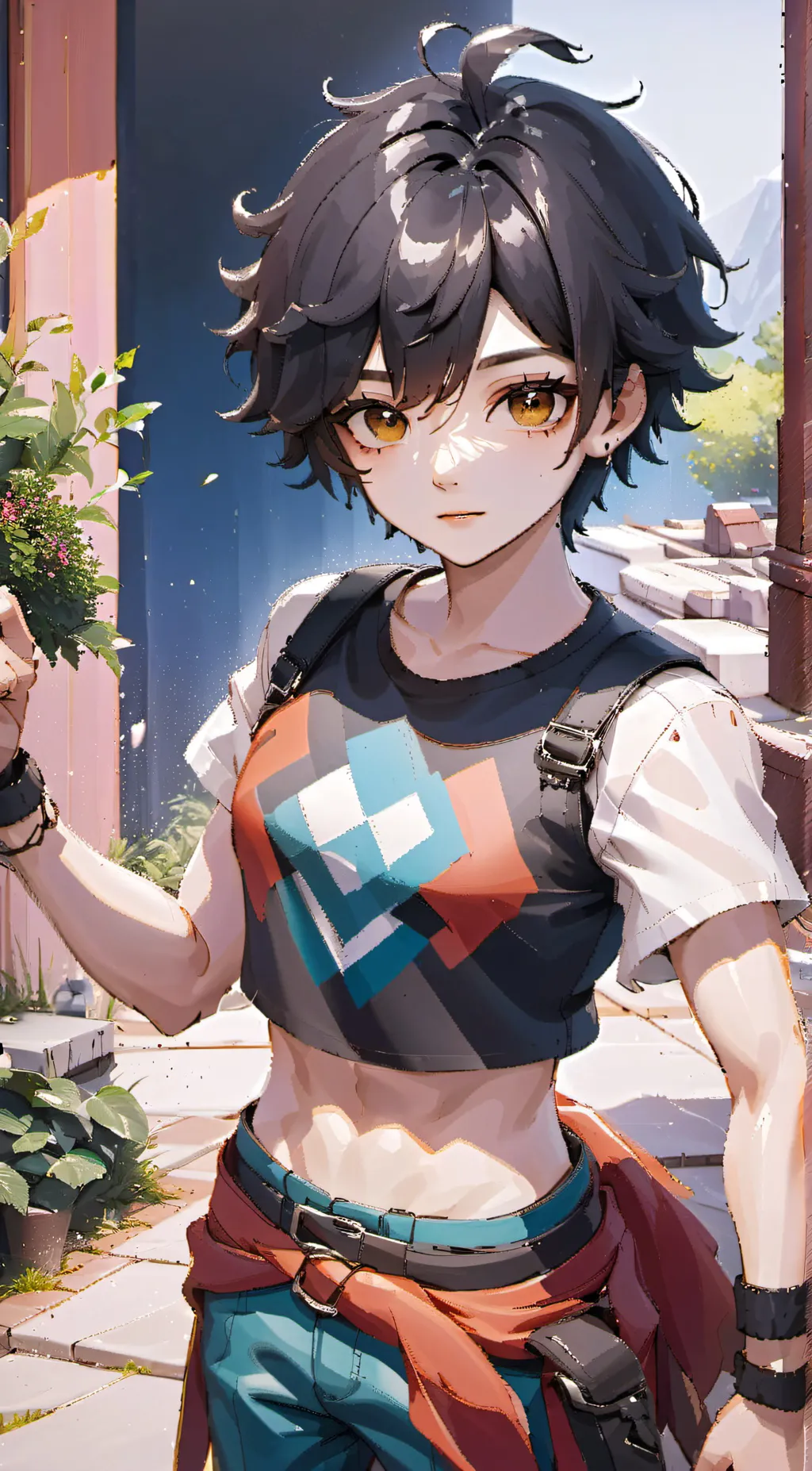 ai character: Hazel background