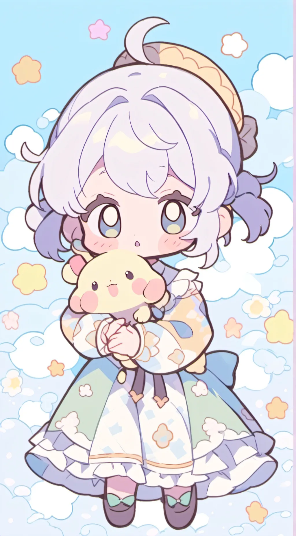 ai character: Cat nap background