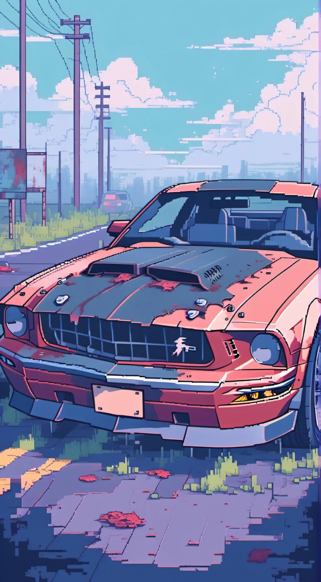 ai character: Road of the dead 1 background