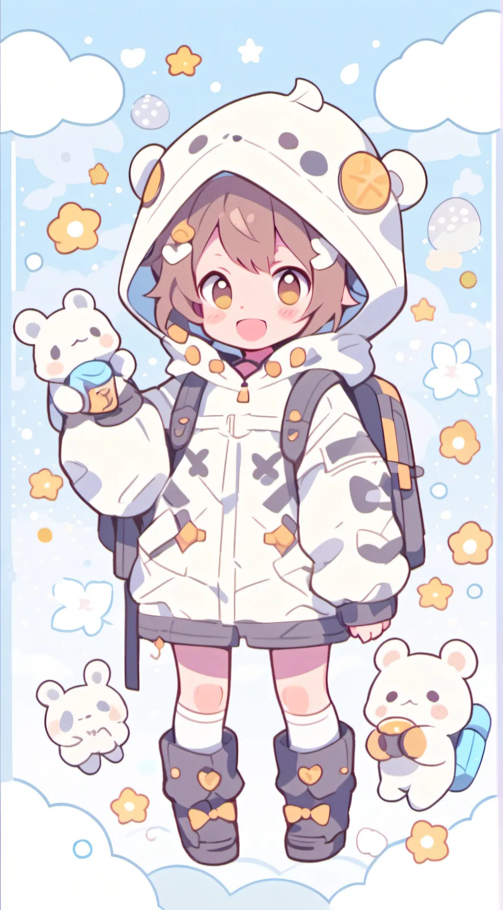 ai character: leo background