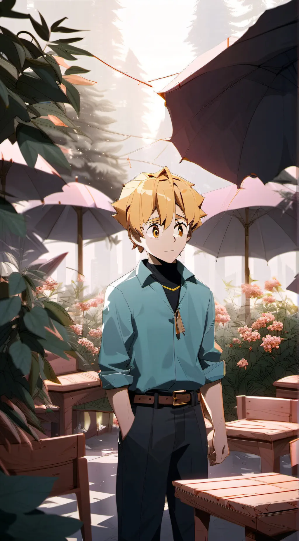 ai character: Zenitsu background