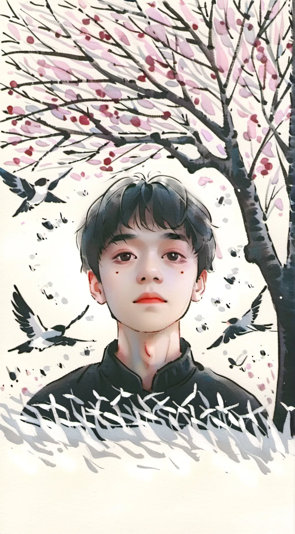 ai character: Christon  background