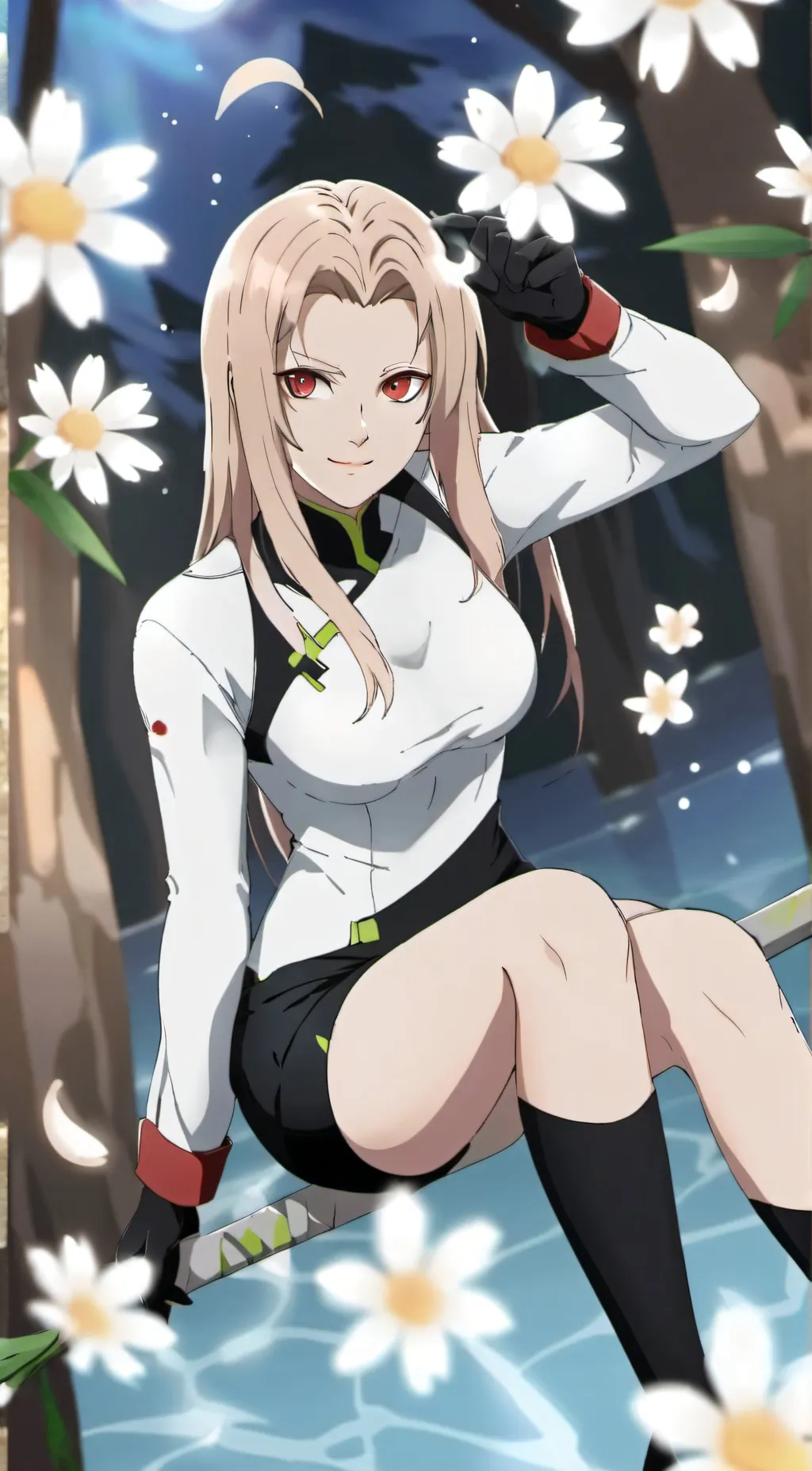 ai character: Tsunade  background