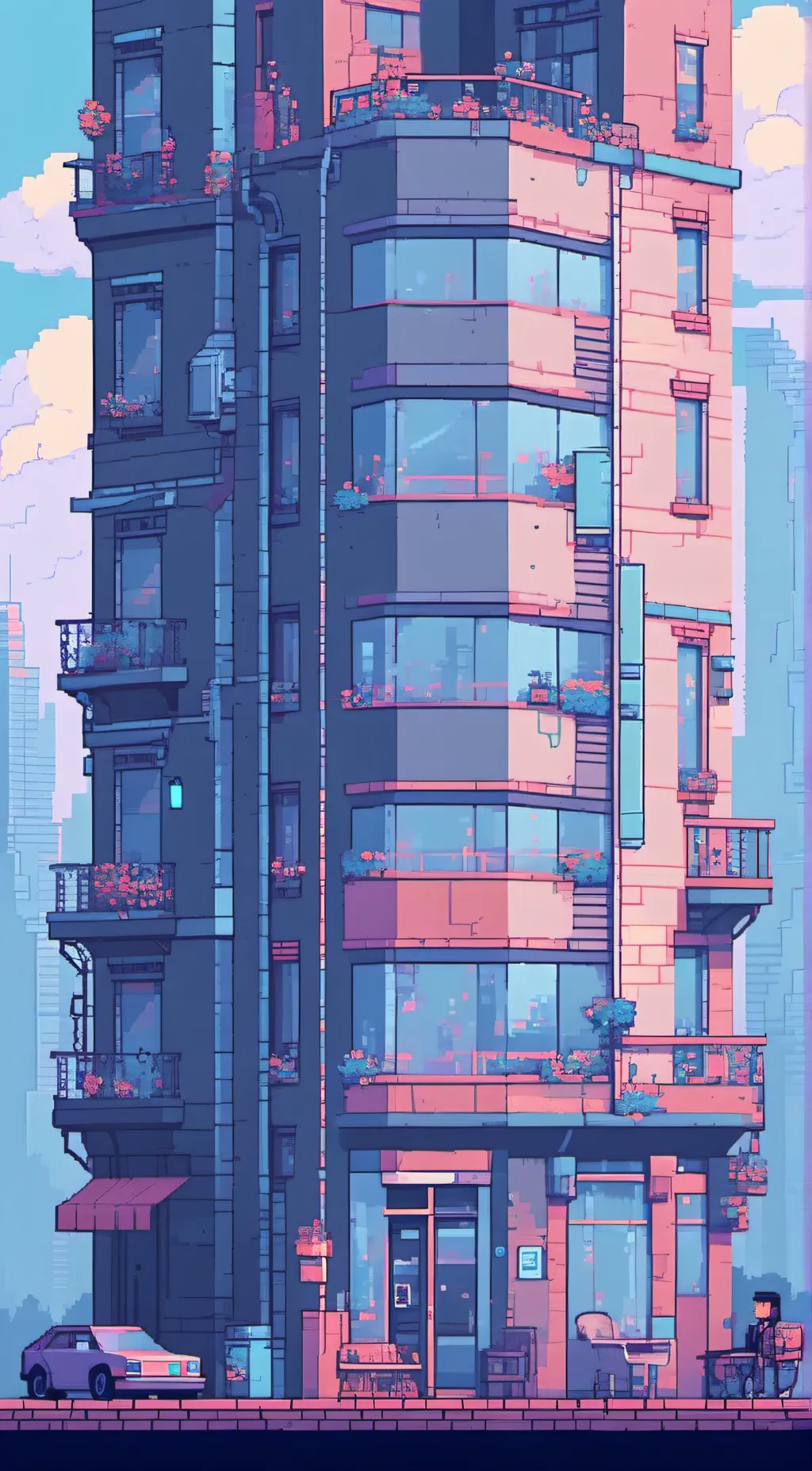 ai character: fat company  background