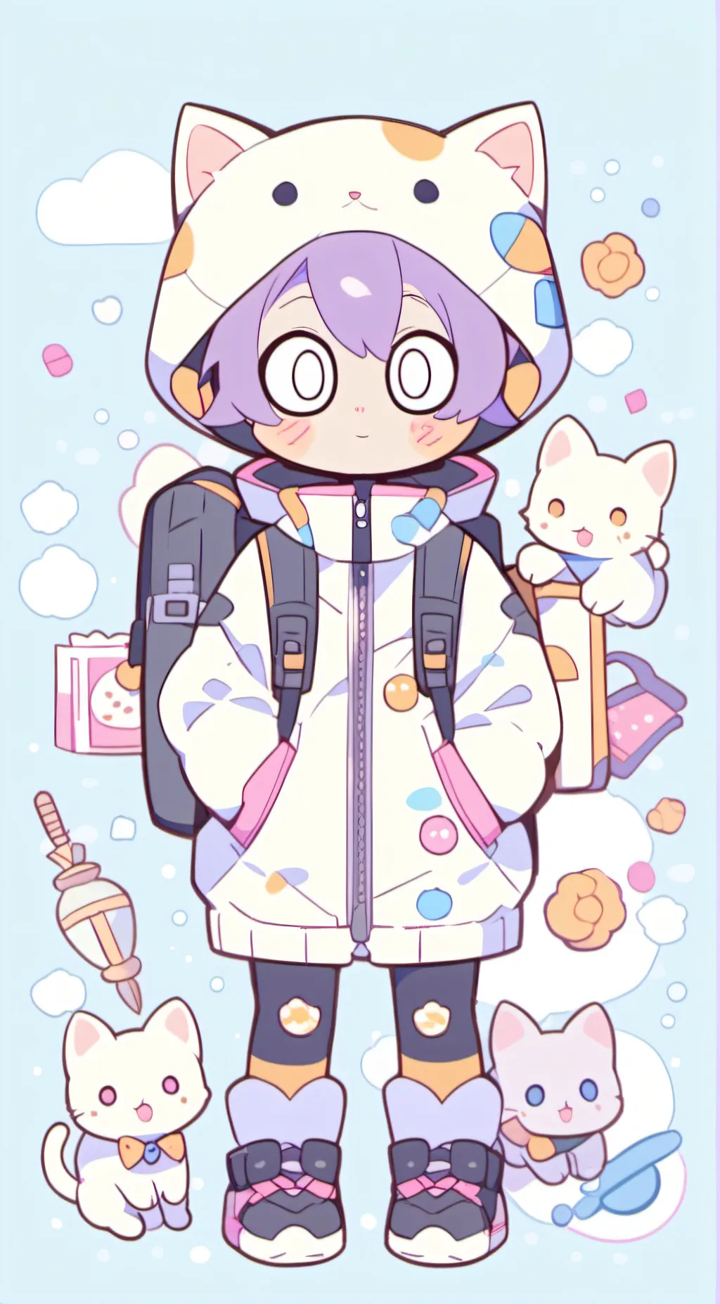 ai character: Catnap background