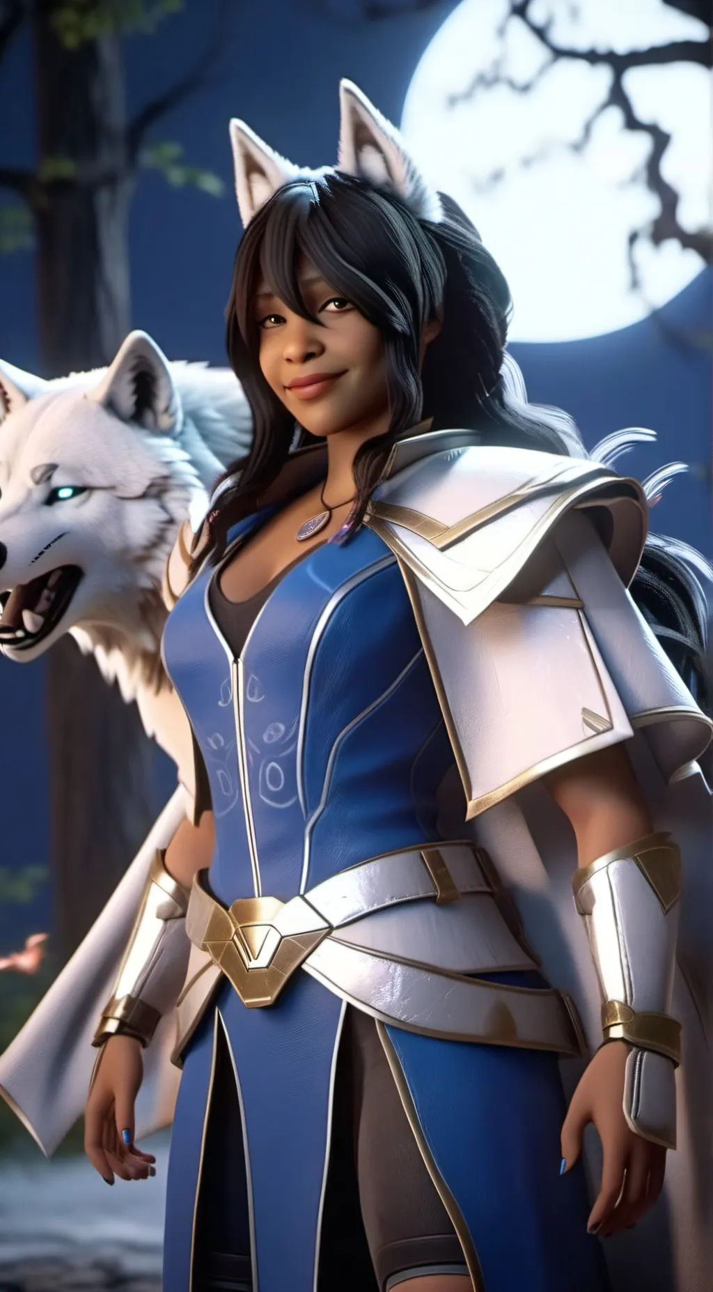 ai character: OracleMikeala  background