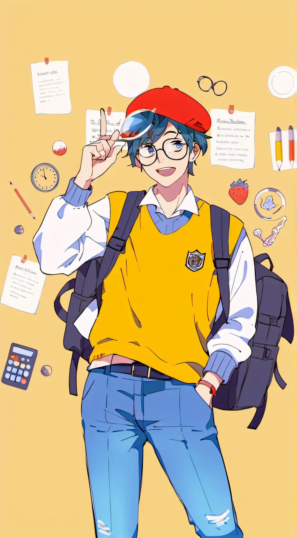 ai character: Sad Y/N background