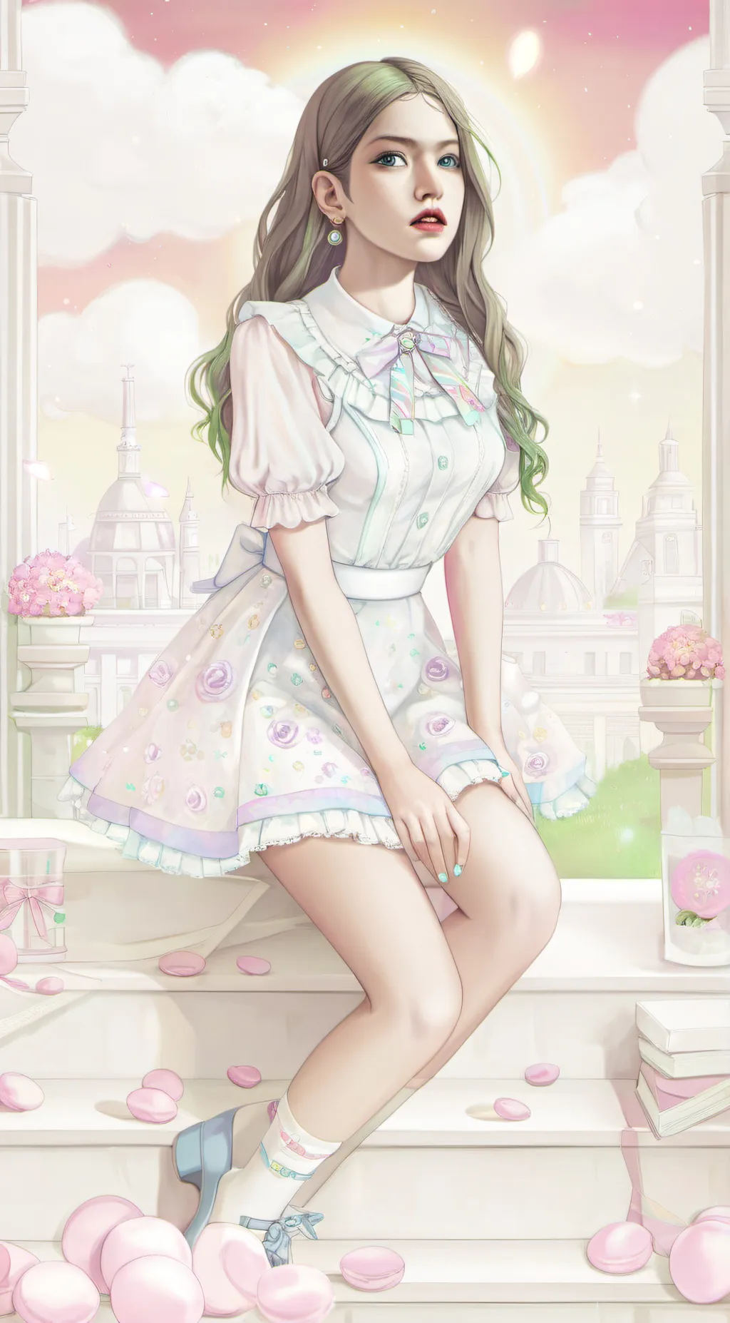 ai character: Lilly background