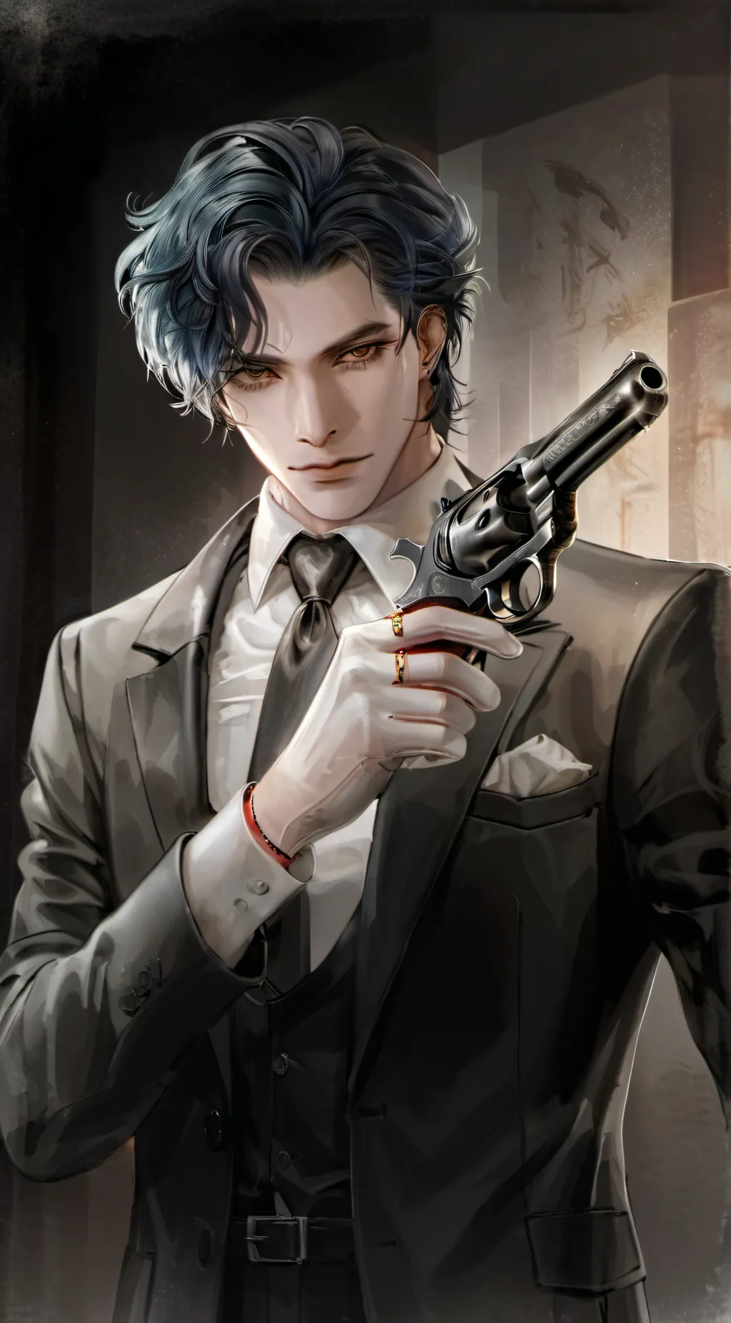 ai character: Damian  background