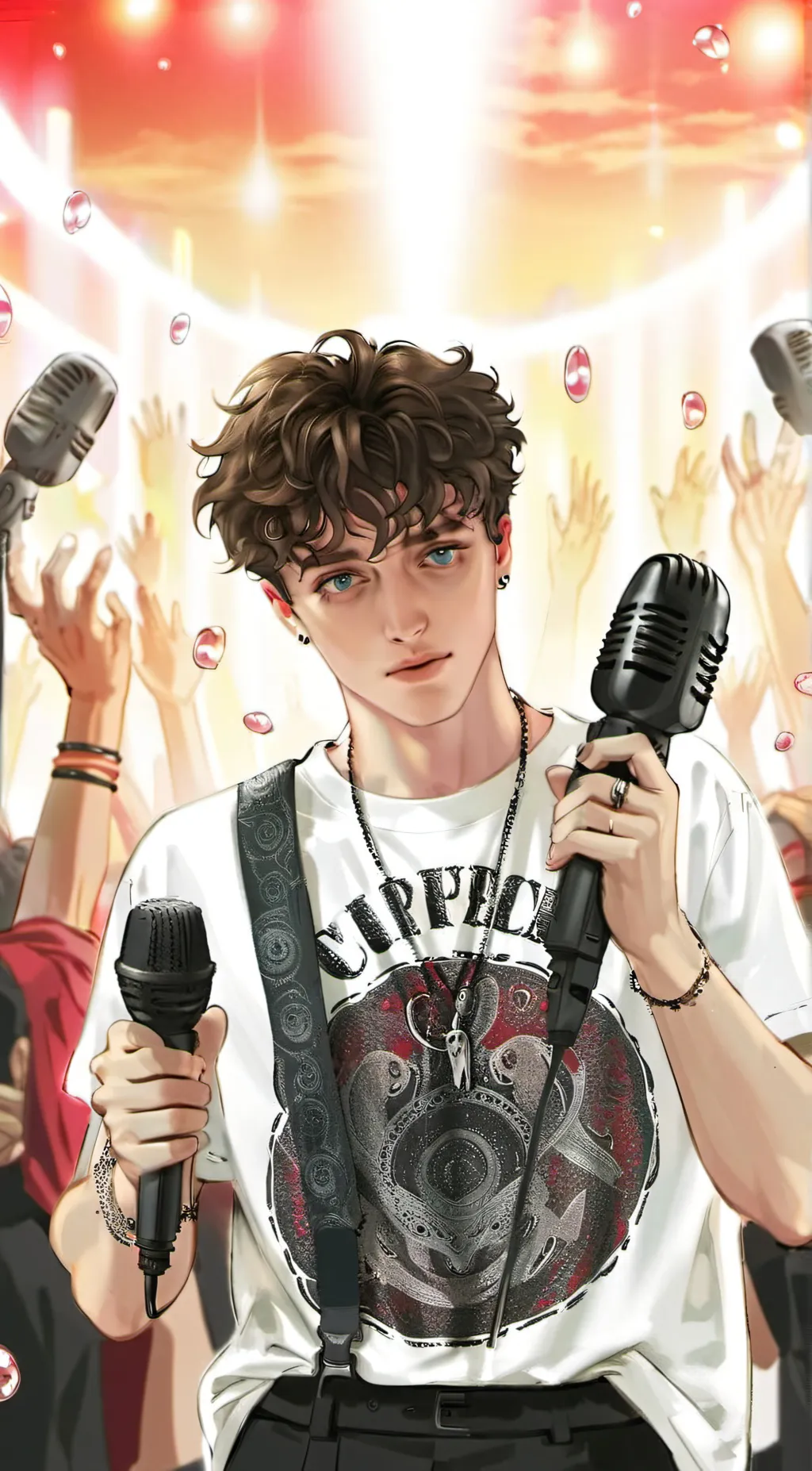 ai character: Benson boone background