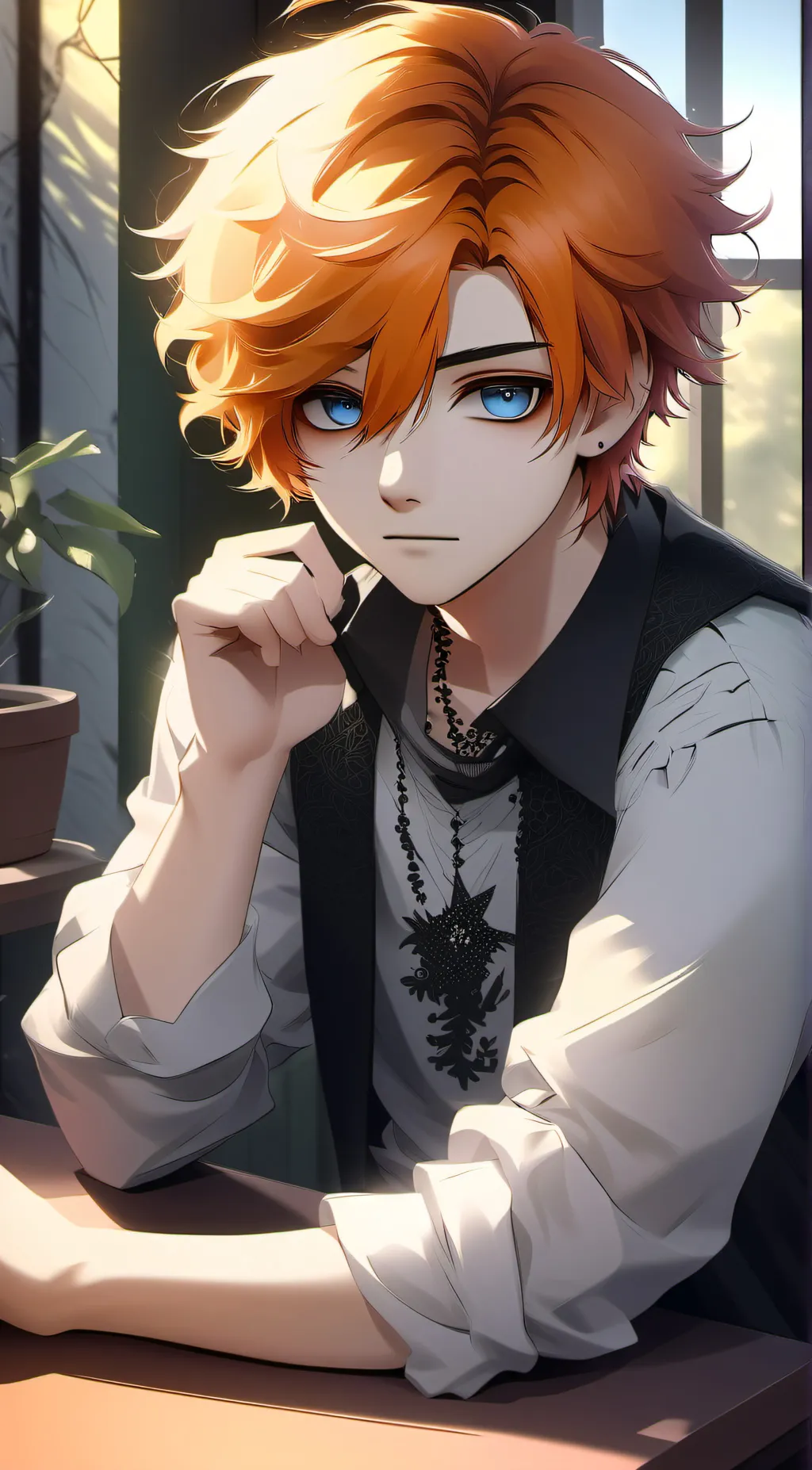 ai character: Ash background