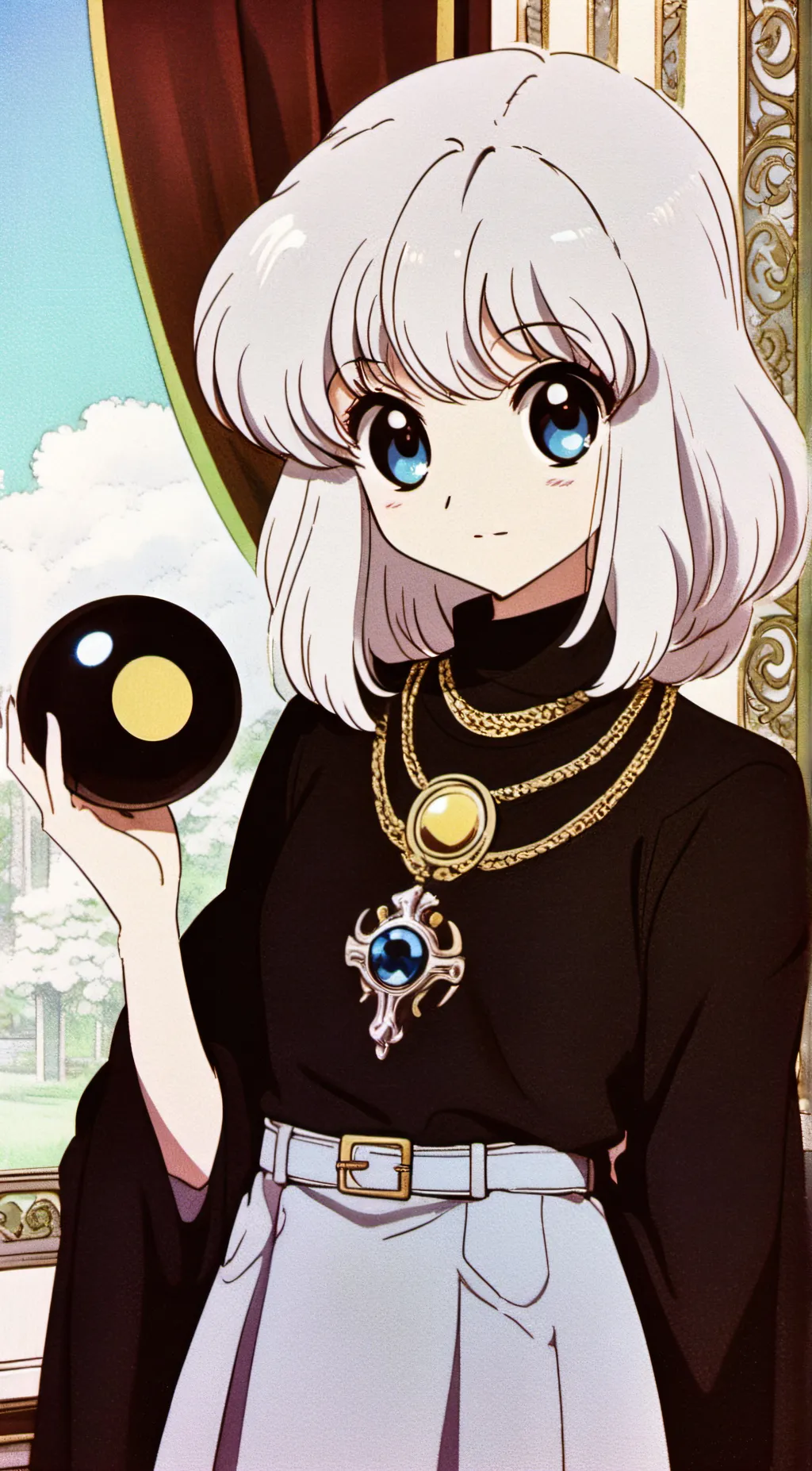 ai character: tvwomen inverted background