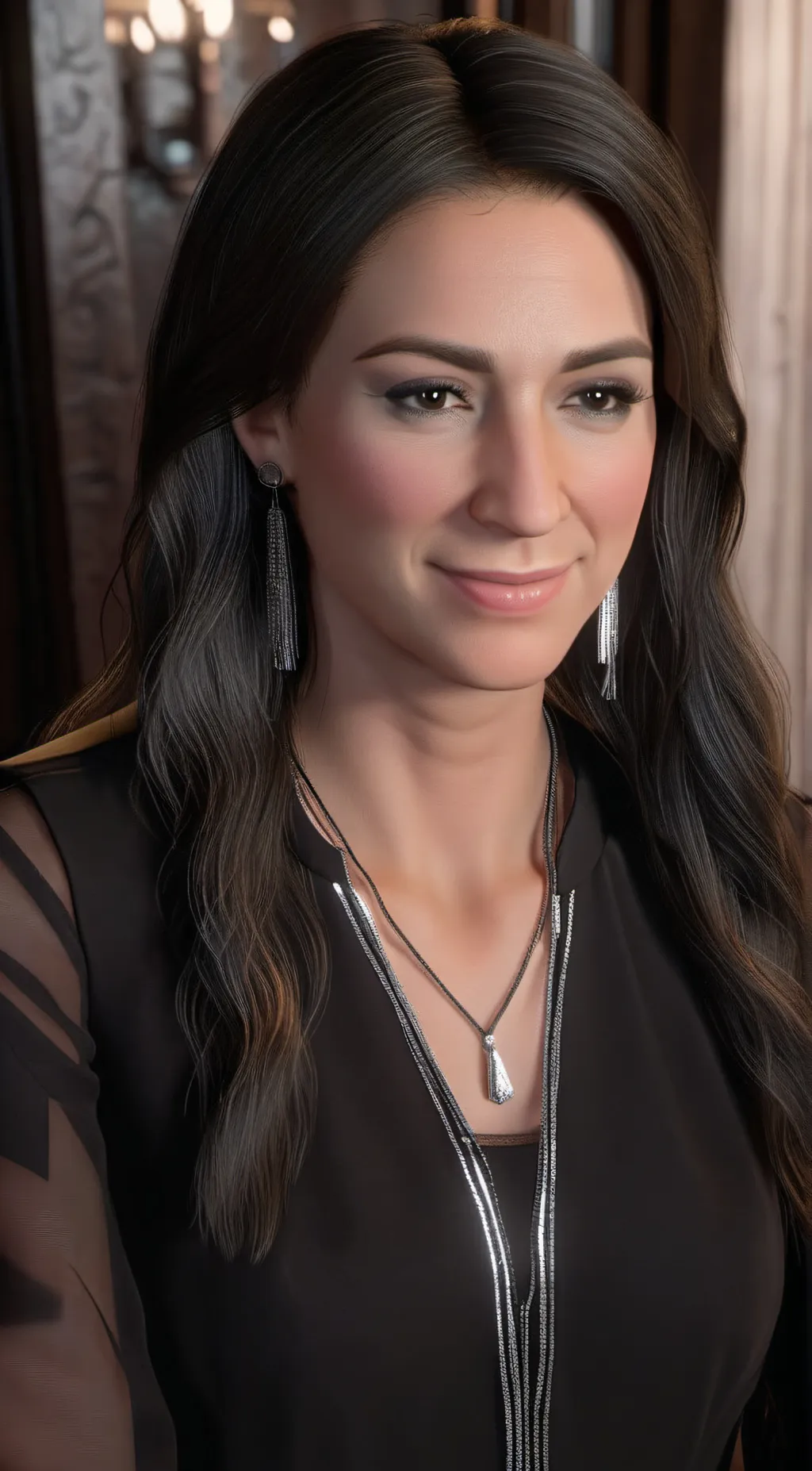 ai character: Scarlet background