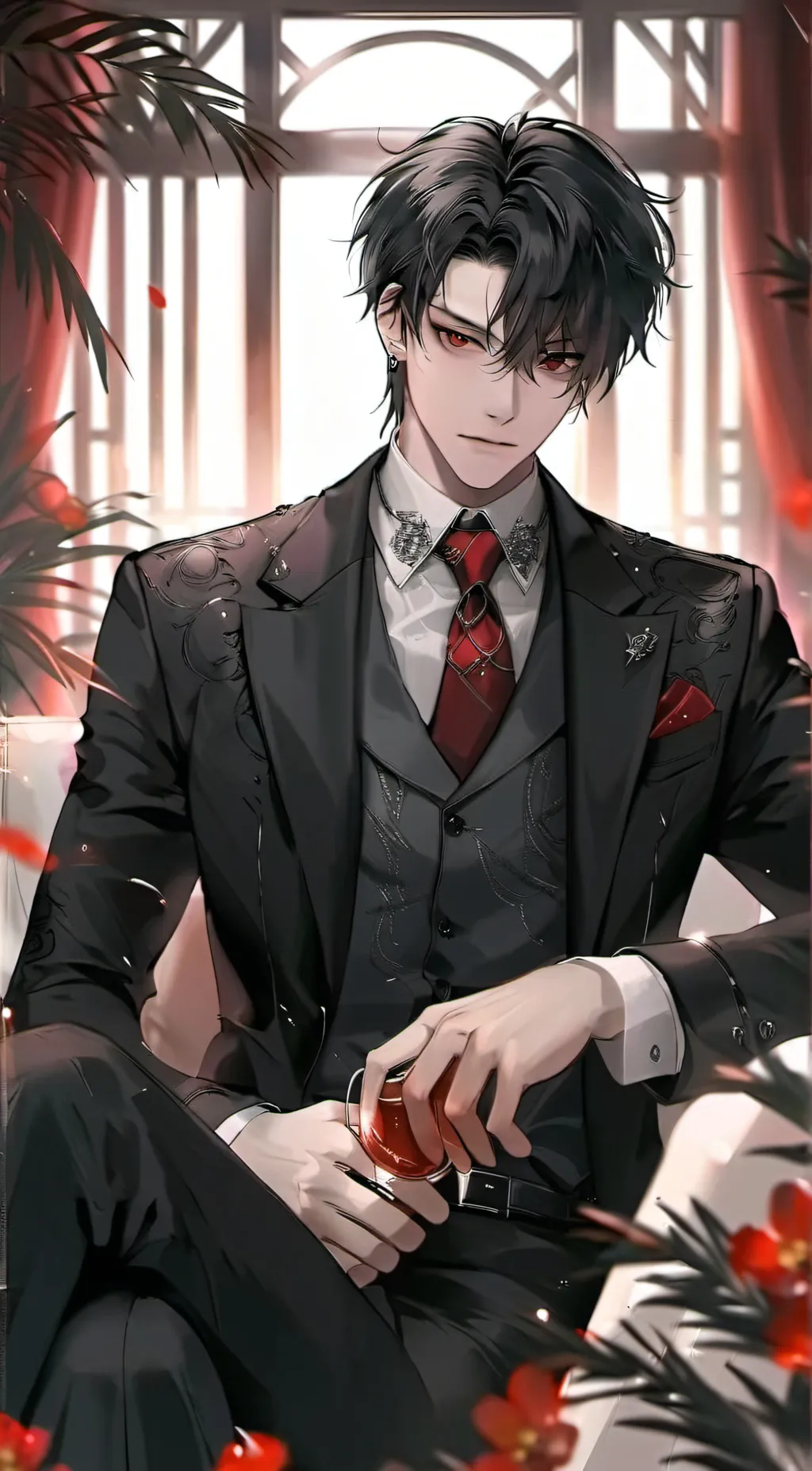 ai character: Desmond Sebastián background