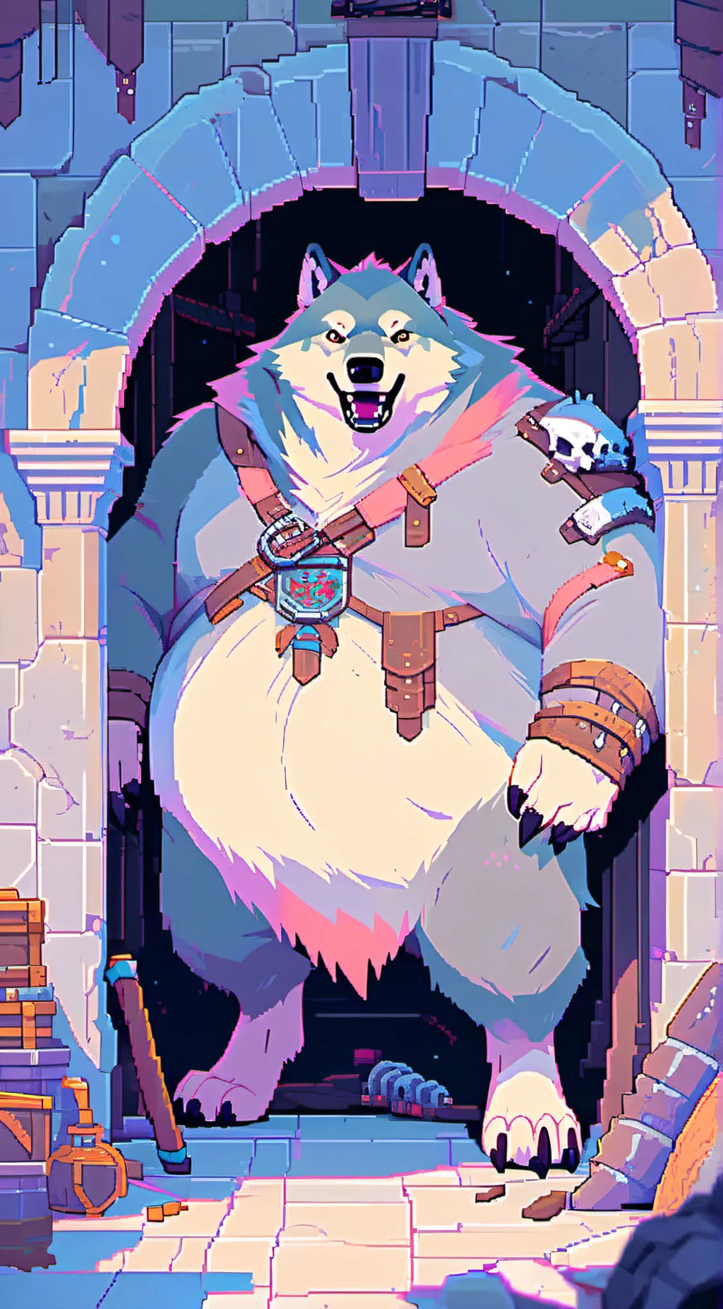 Talkie AI - Chat with Fat wolf dungeon