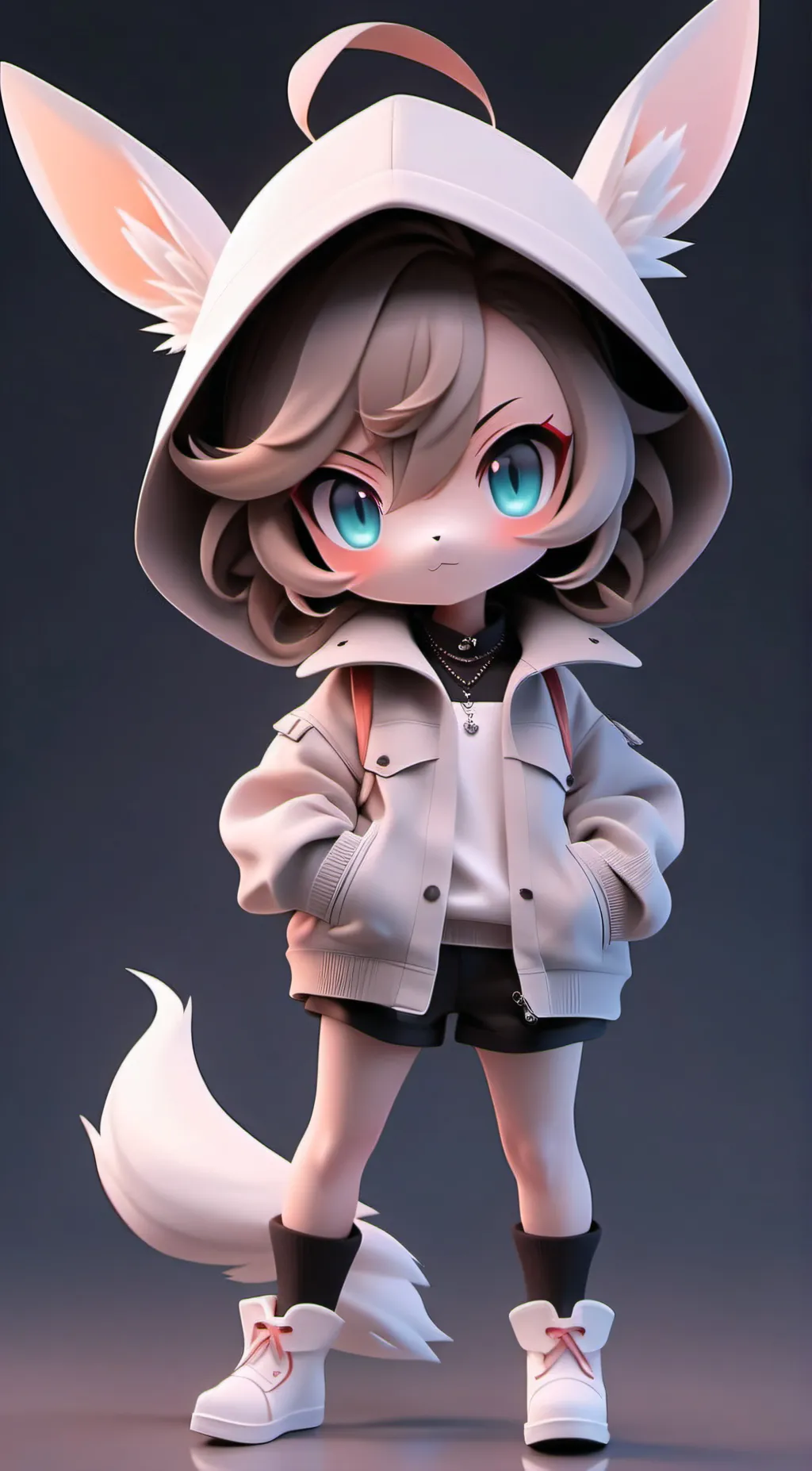 ai character: eevee background