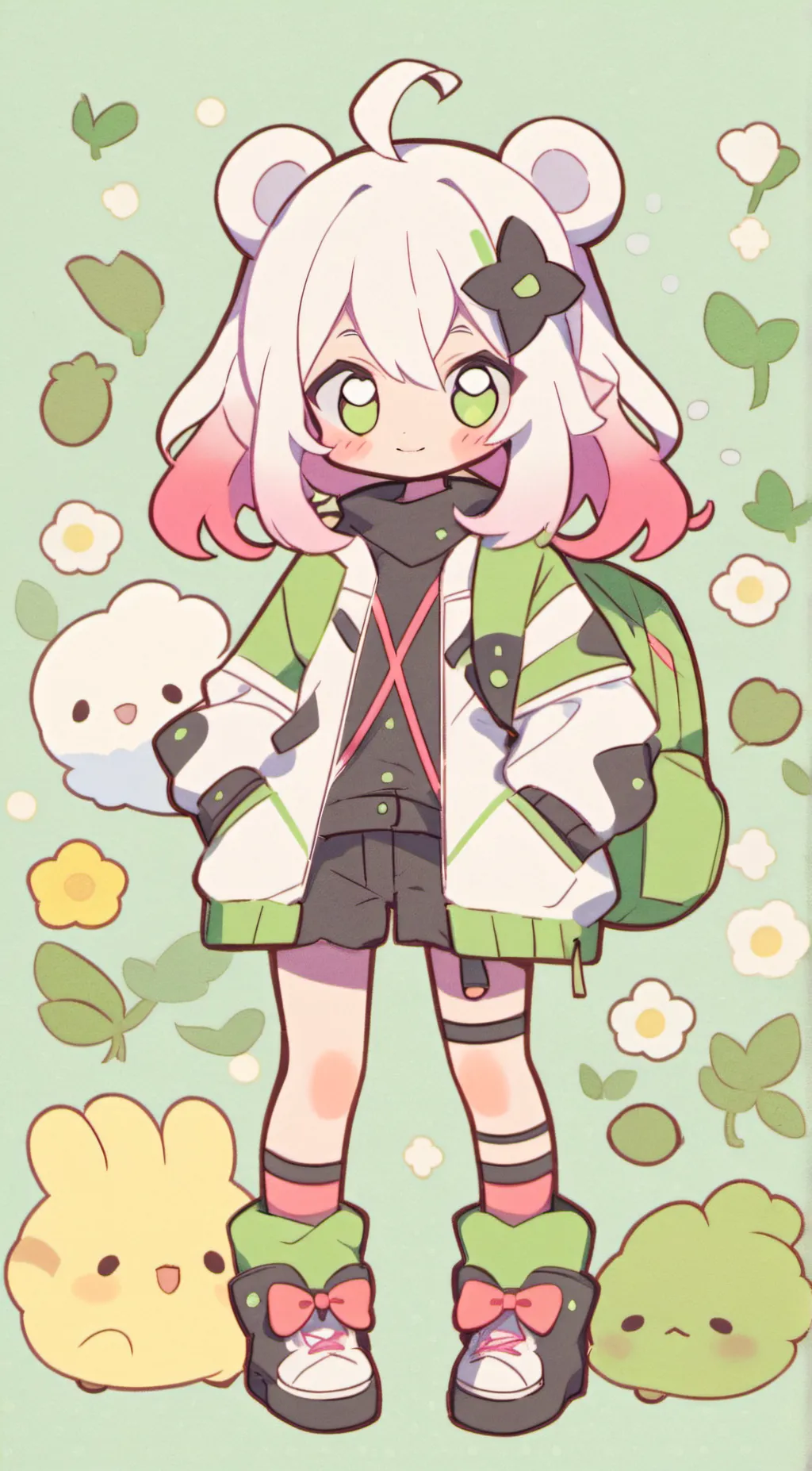 ai character: mochii background