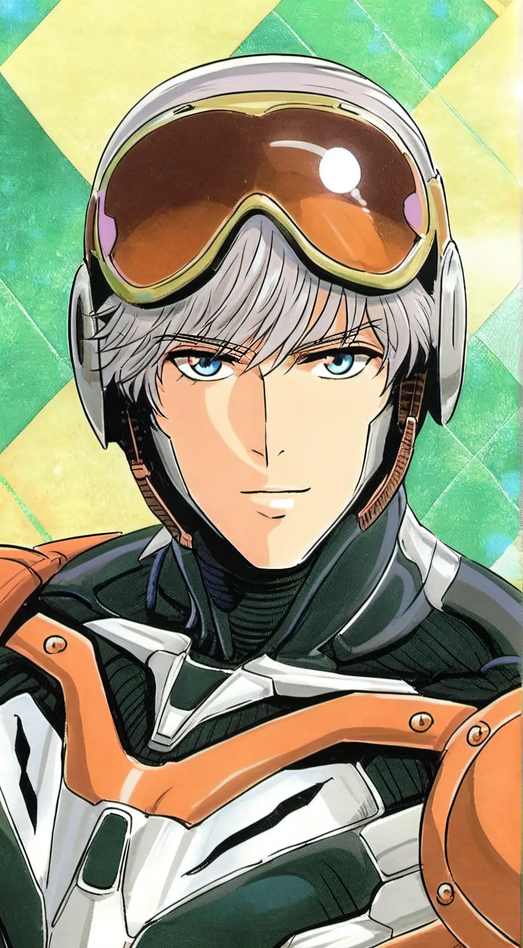 ai character: Cyborg Exe G-3 background