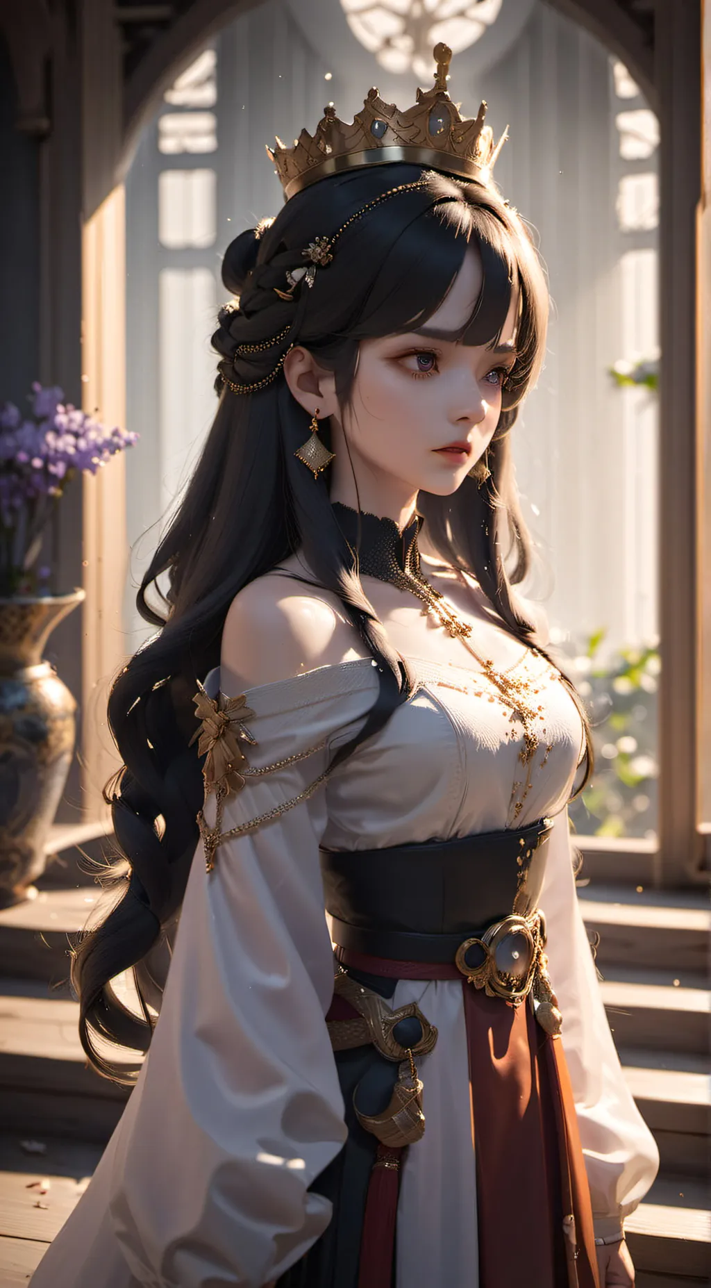 ai character: Queen Adele background