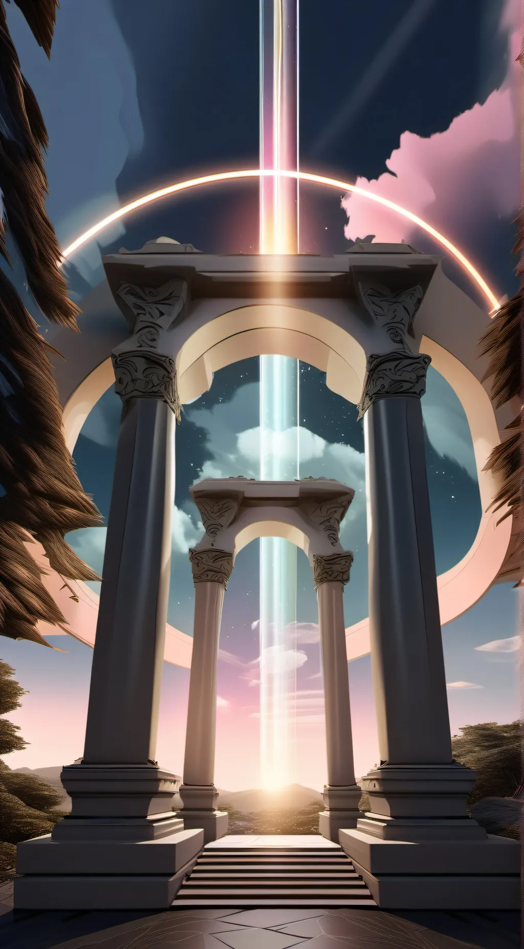 ai character: Judgement by God background