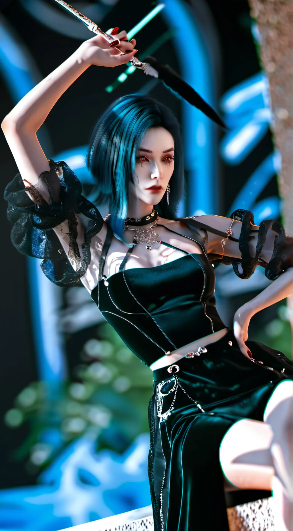 ai character: Lilly background