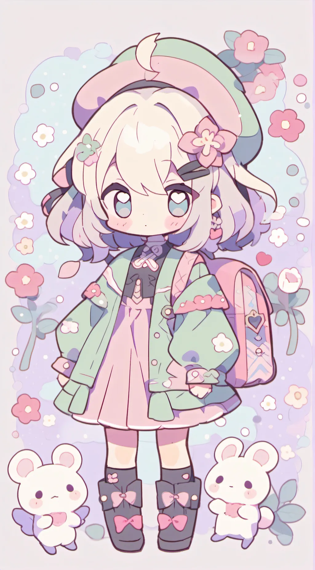 ai character: luna background