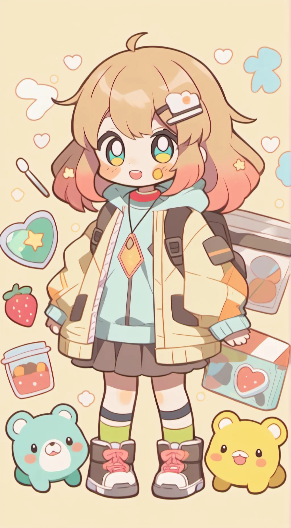 ai character: Mia background