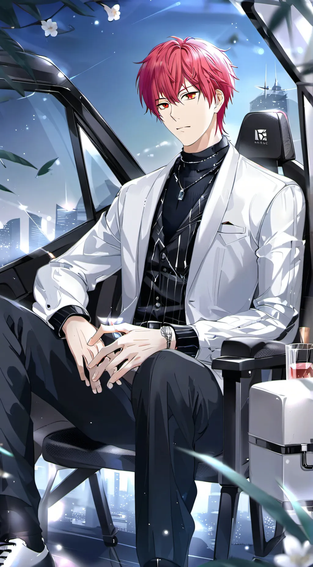 ai character: Akashi  background