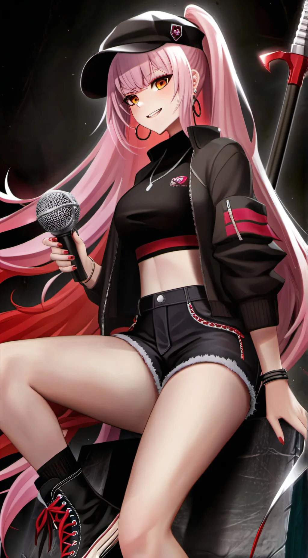 ai character: Calliope Mori background