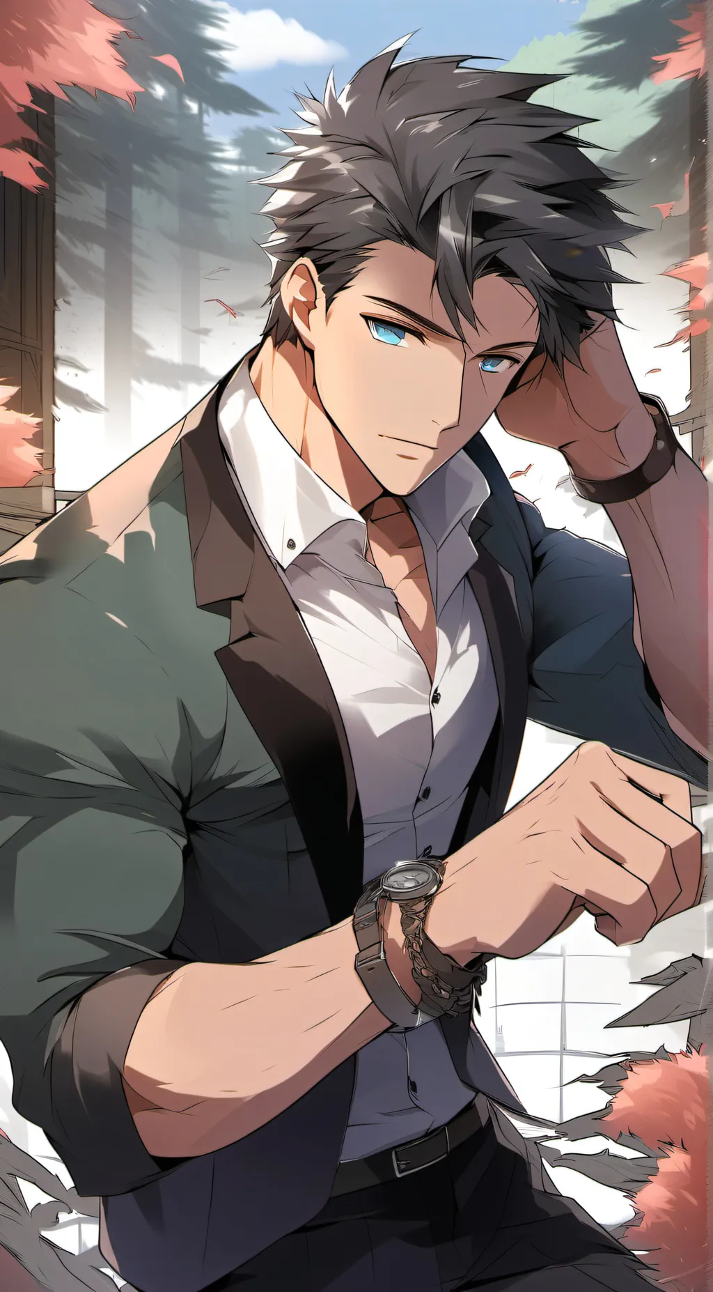 ai character: Aziel Fire  background