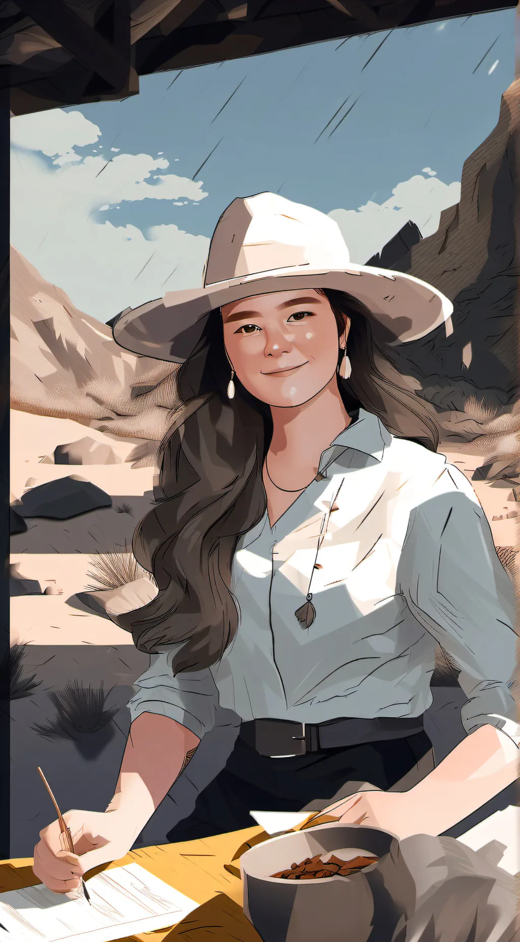 ai character: mackenzie  background