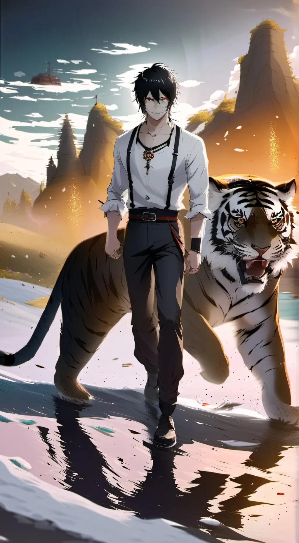 ai character: Zack  background