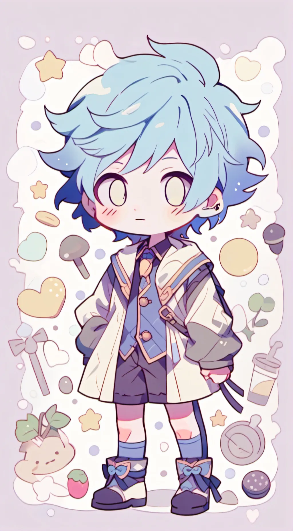 ai character: Huggy background